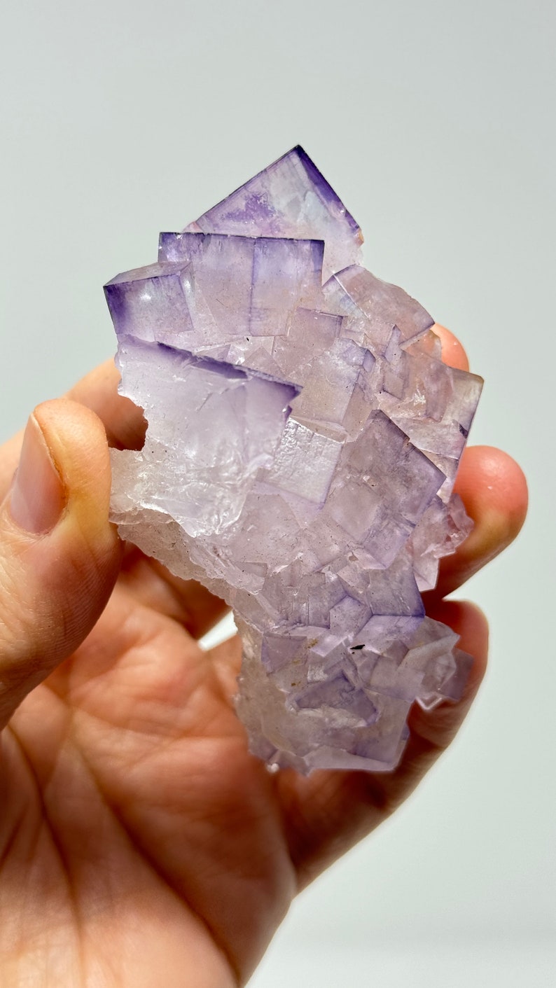 Fluorite Crystal, 101g Tauorirt Mine, Morocco