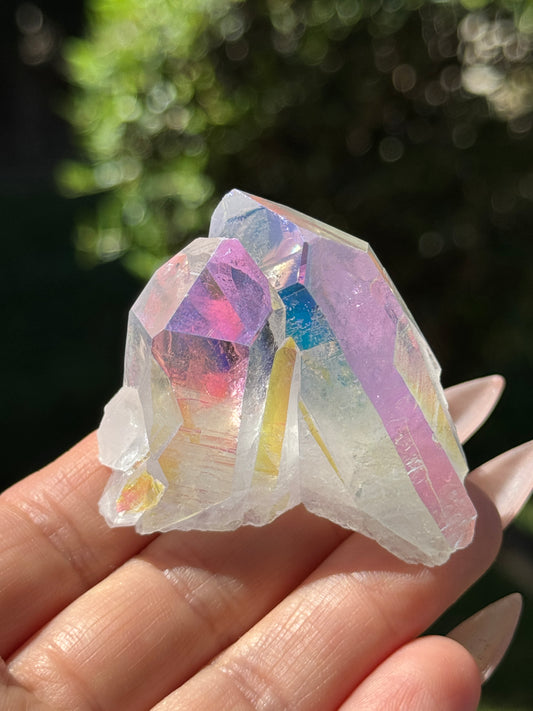 Angel Aura Quartz Cluster
