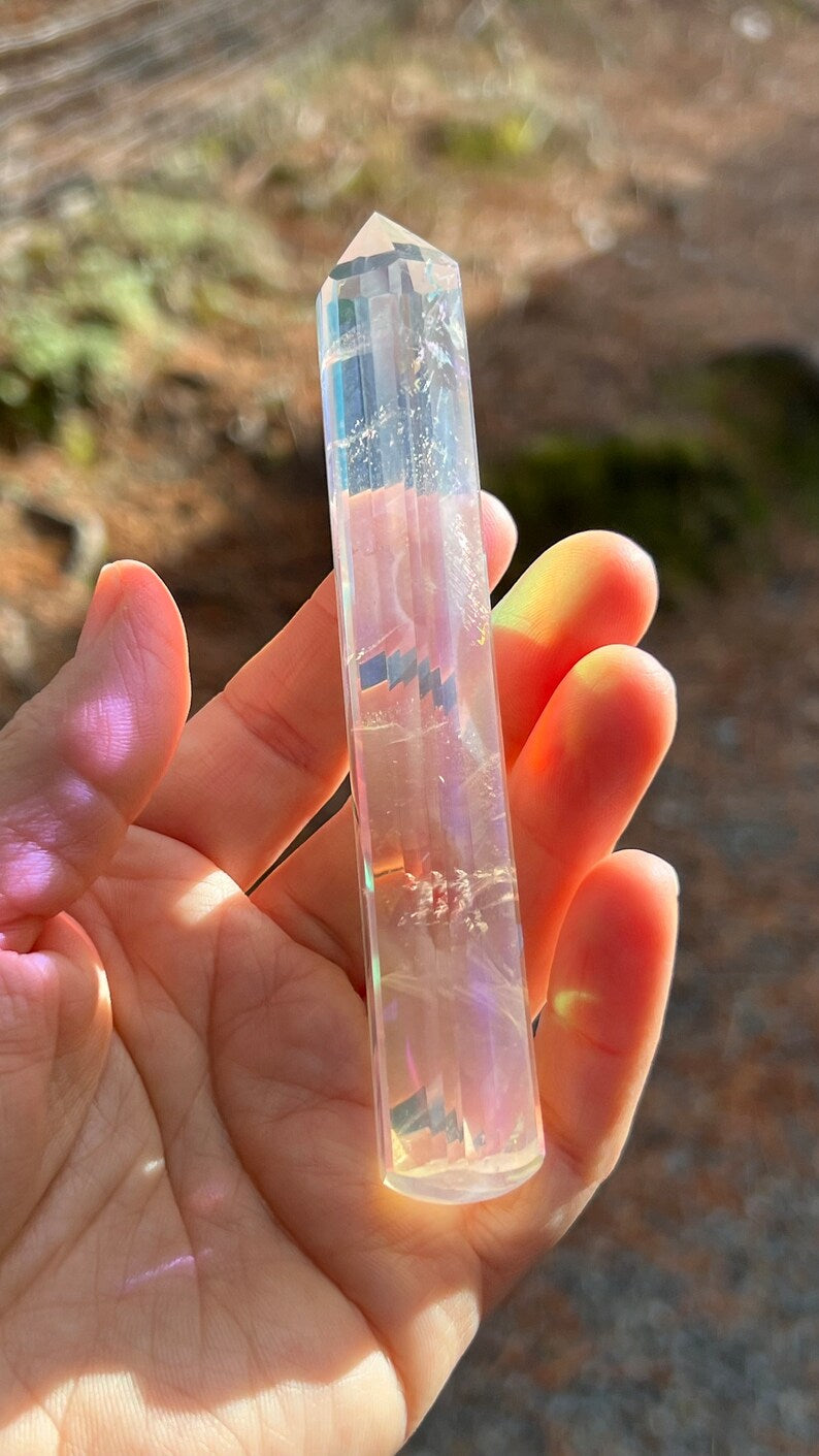 Angel Aura Quartz Wand