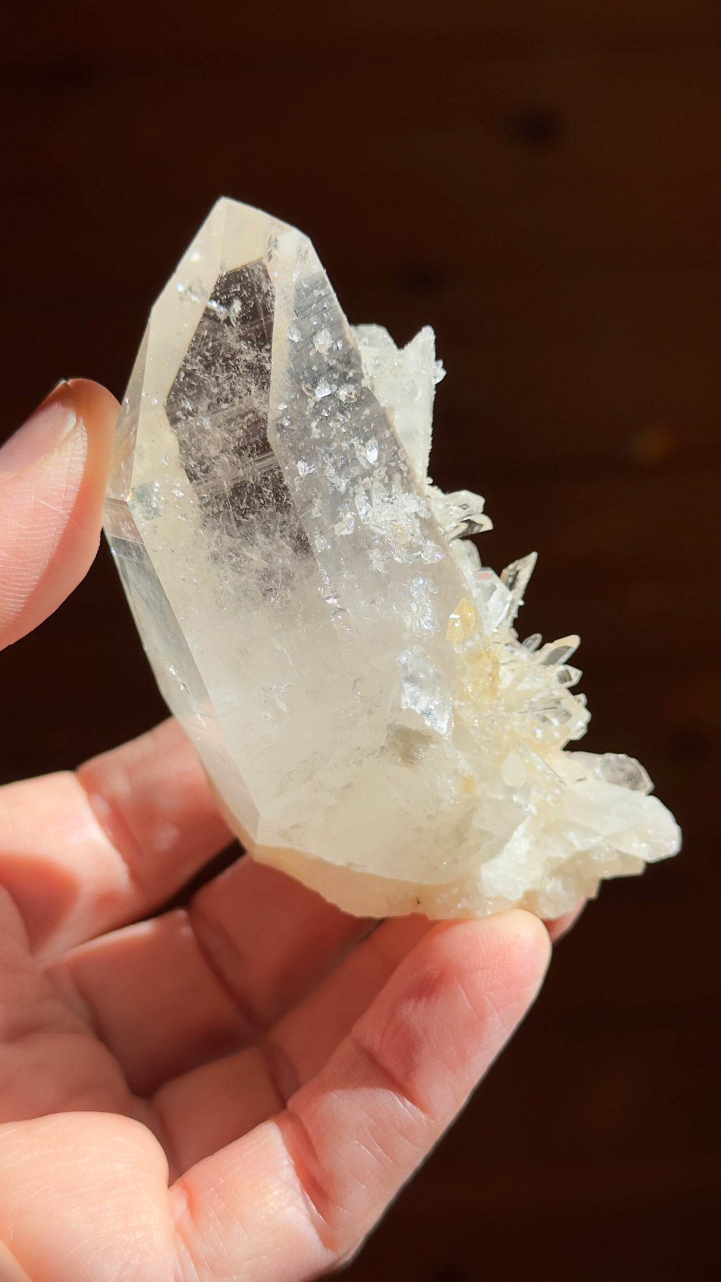 Prismatic Quartz with micro crystals, 122g Colombia