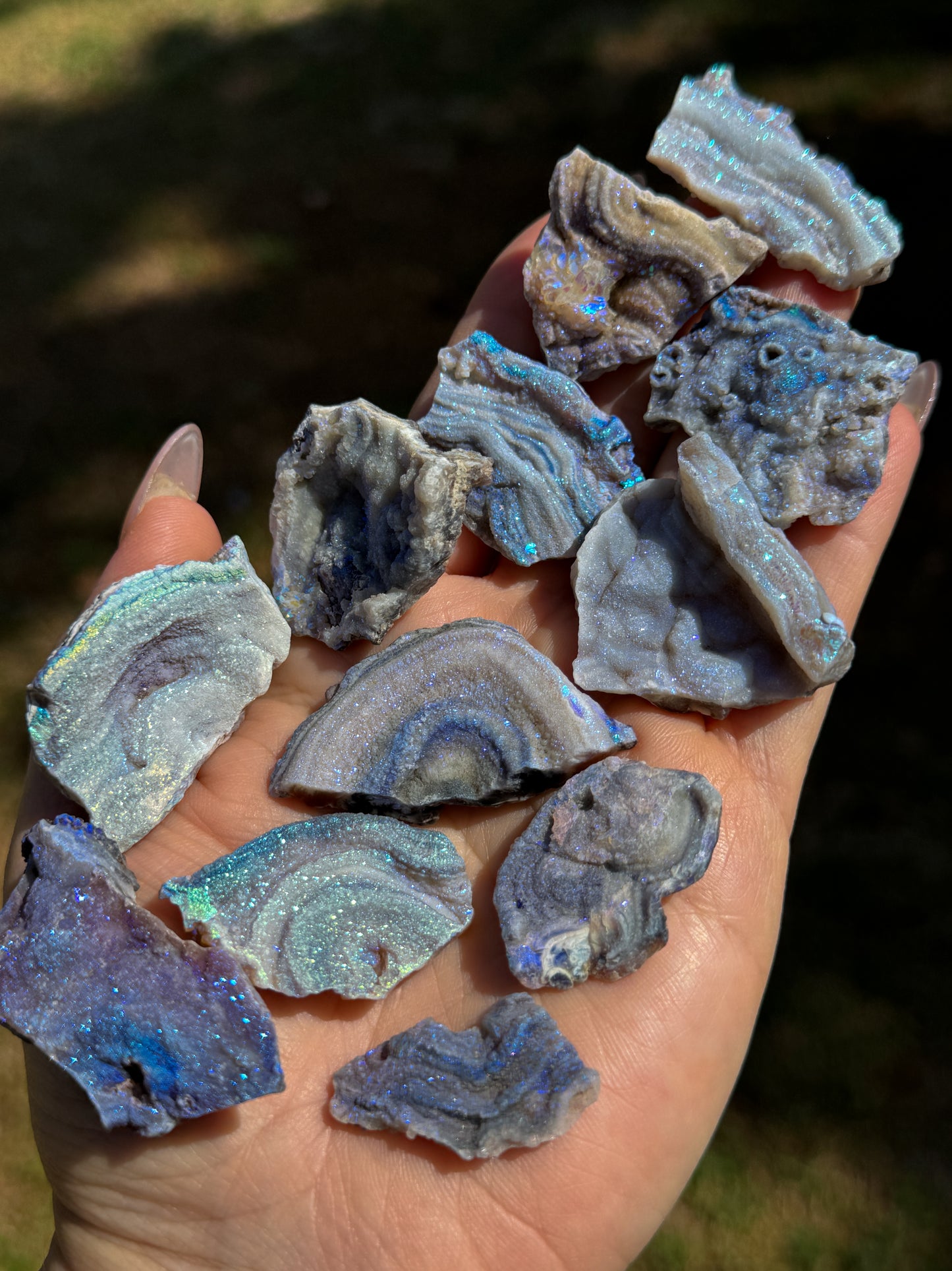 One Angel Aura Chalcedony