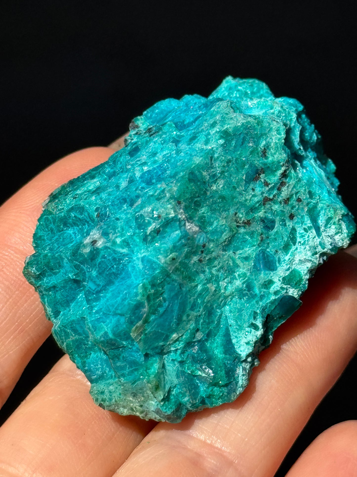 Raw Chrysocolla, Ray Mine, Pinal County, Arizona