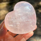 Rose Quartz Crystal Heart