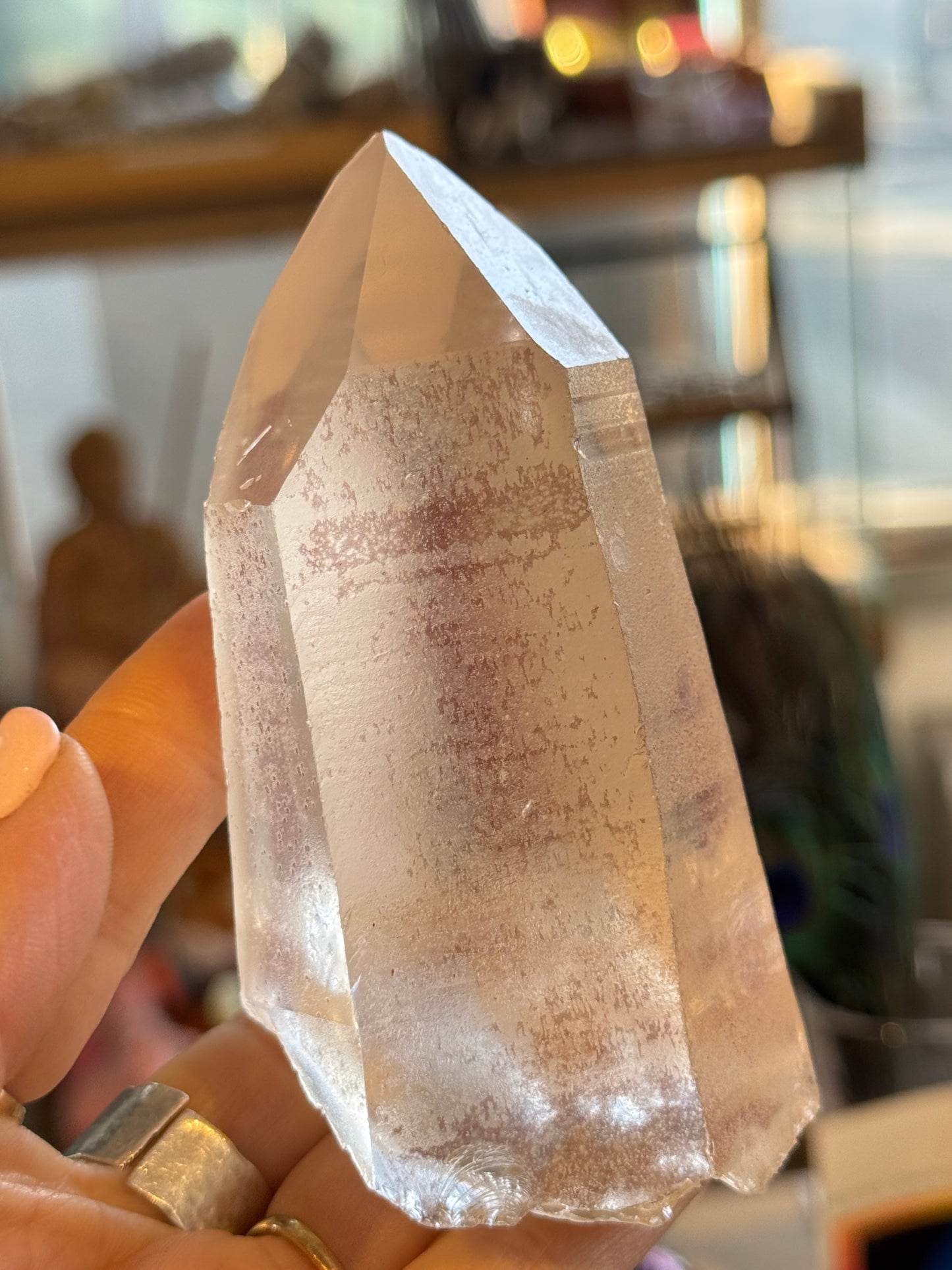 Pink Lemurian 737 Quartz, Brazil