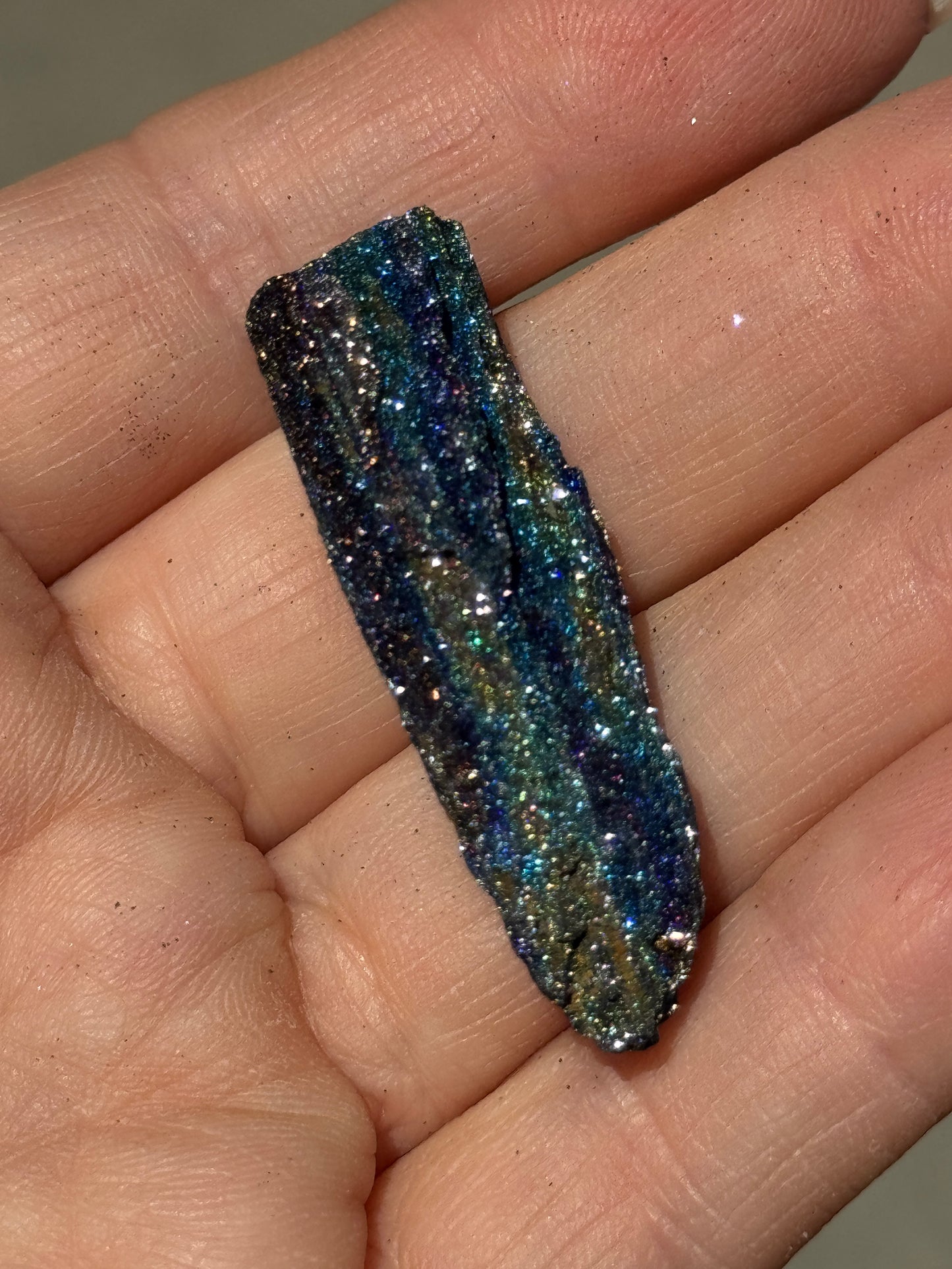 Rare Rainbow Hematite, Natural Iridescent Minerals, Brazil