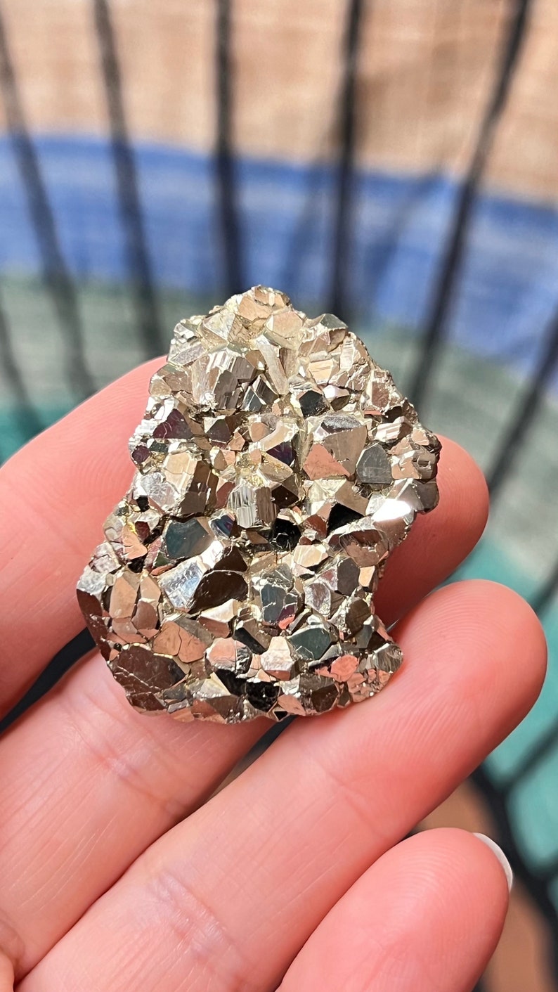 Brilliant Pyrite Crystal, Huanzala Mine Peru