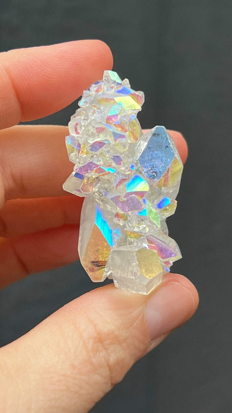 Angel Aura Apophyllite Stalactite Crystal