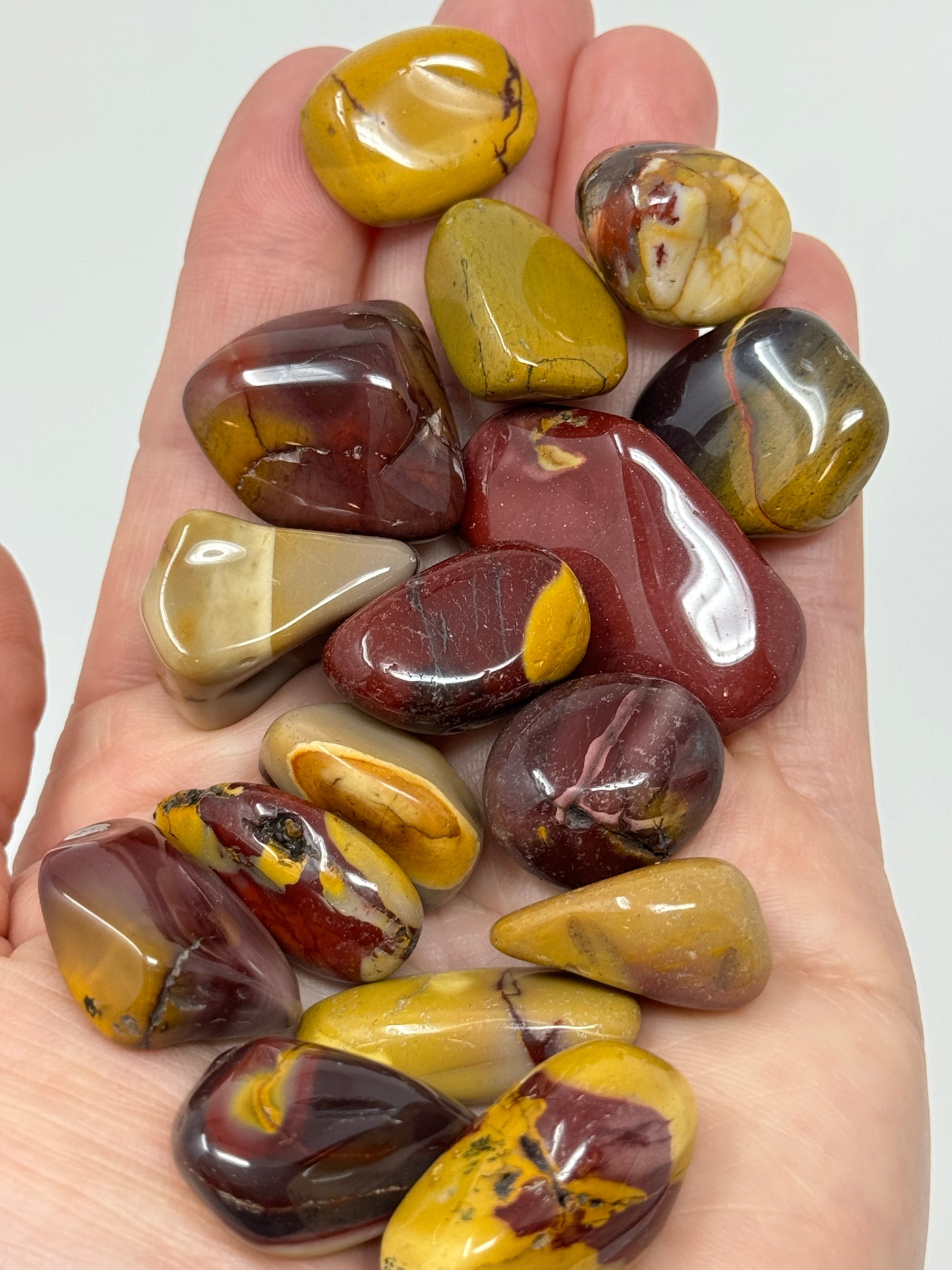 One Mookaite Jasper Tumbled Stone