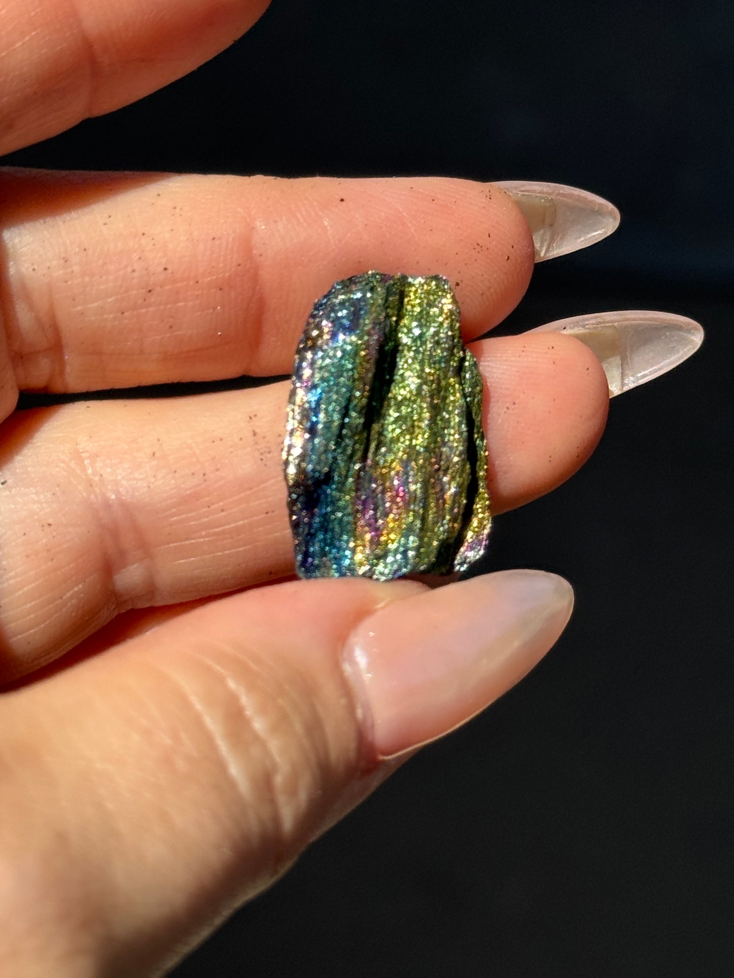 Rare Rainbow Hematite, Natural Iridescent Minerals, Brazil