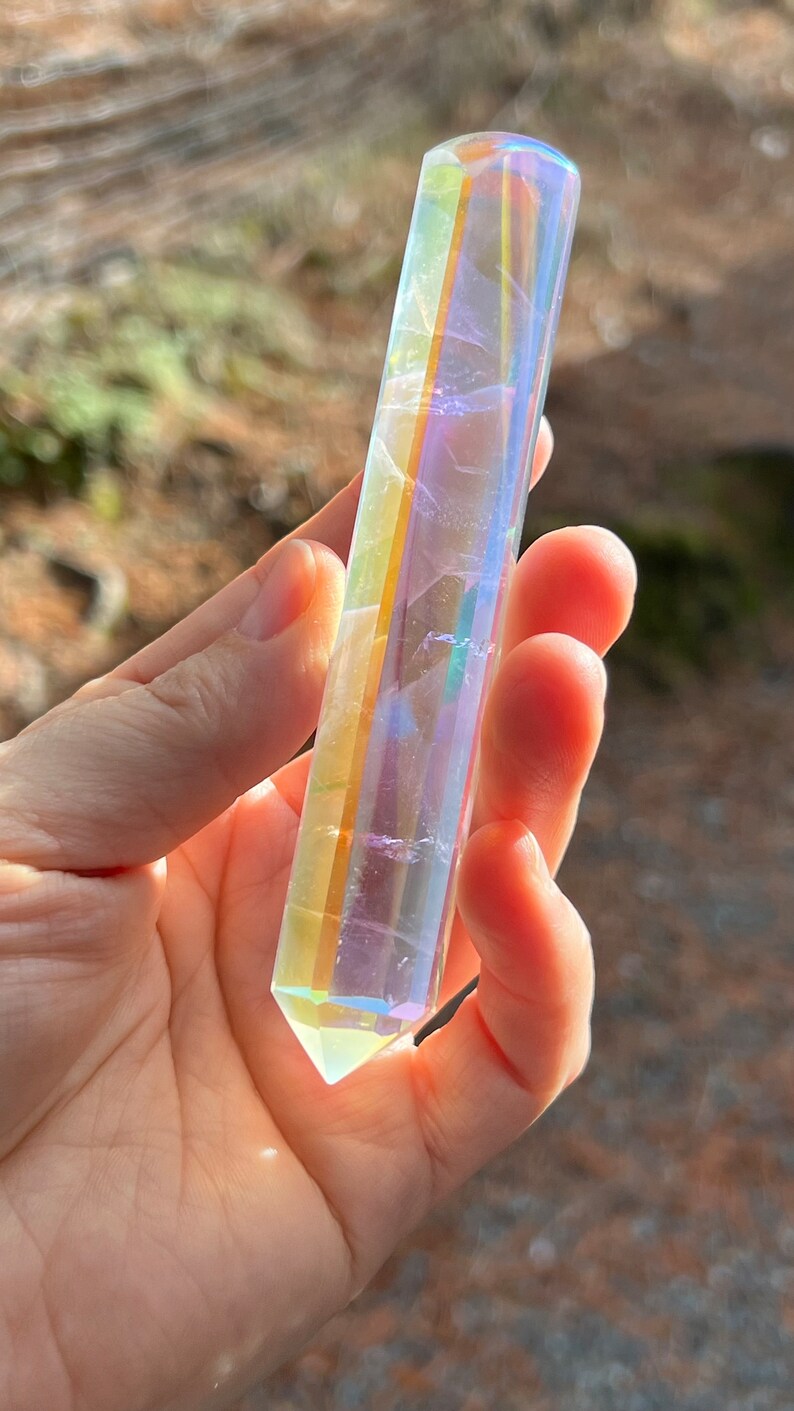 Angel Aura Quartz Wand