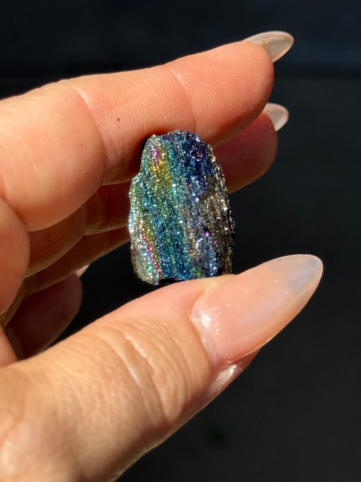 Rare Rainbow Hematite, Natural Iridescent Minerals, Brazil