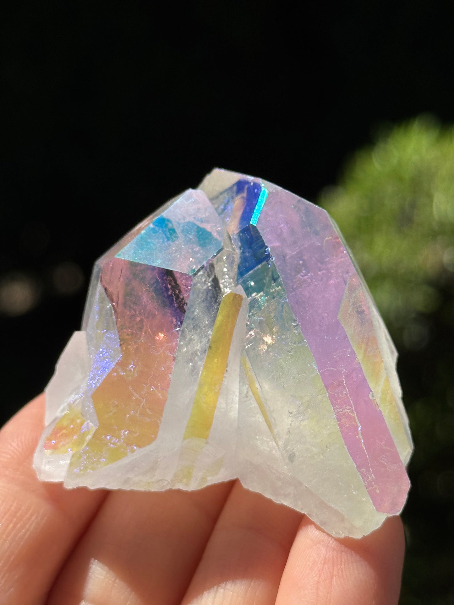 Angel Aura Quartz Cluster