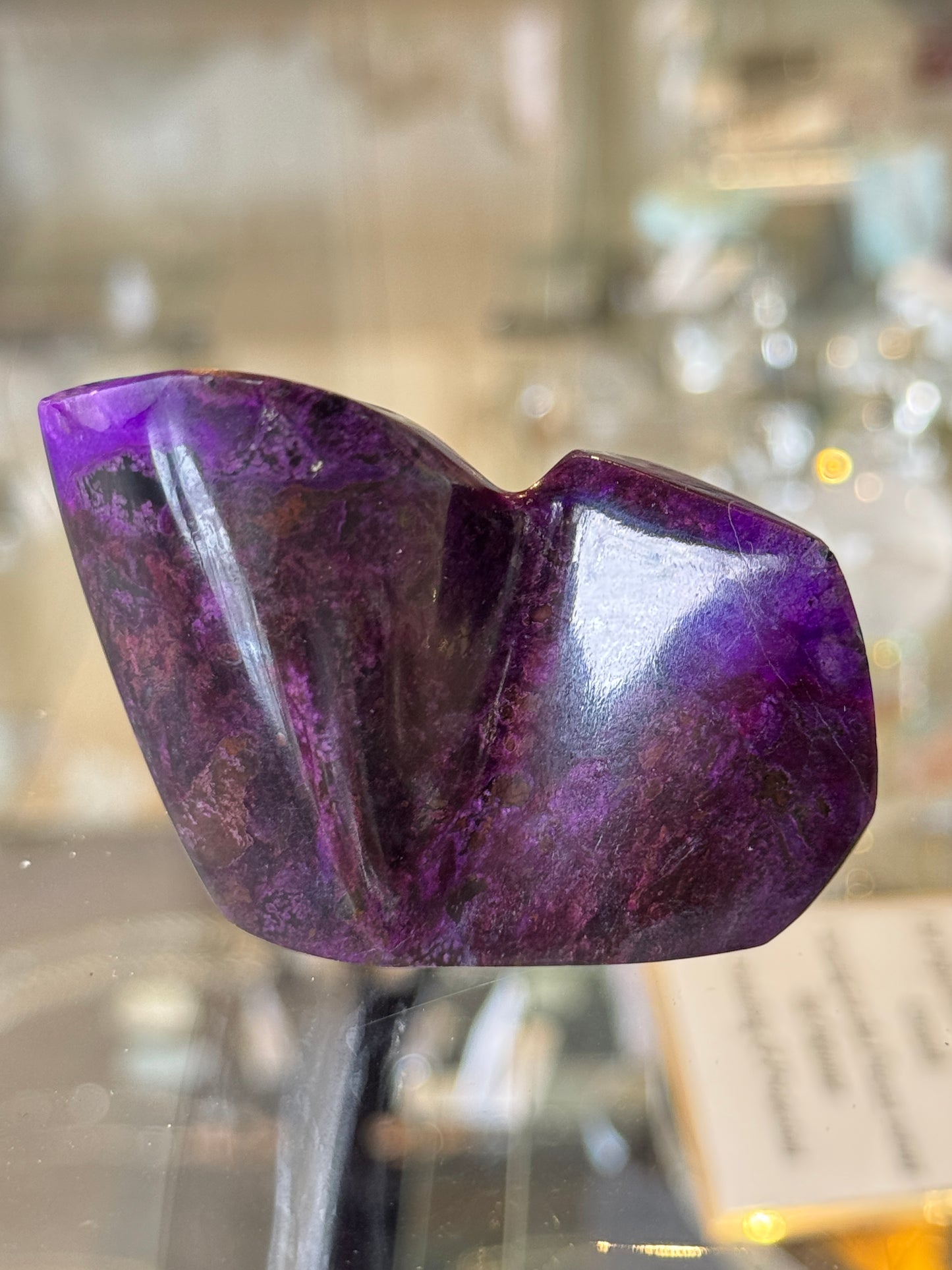 Rare Sugilite Polished, Self-standing
