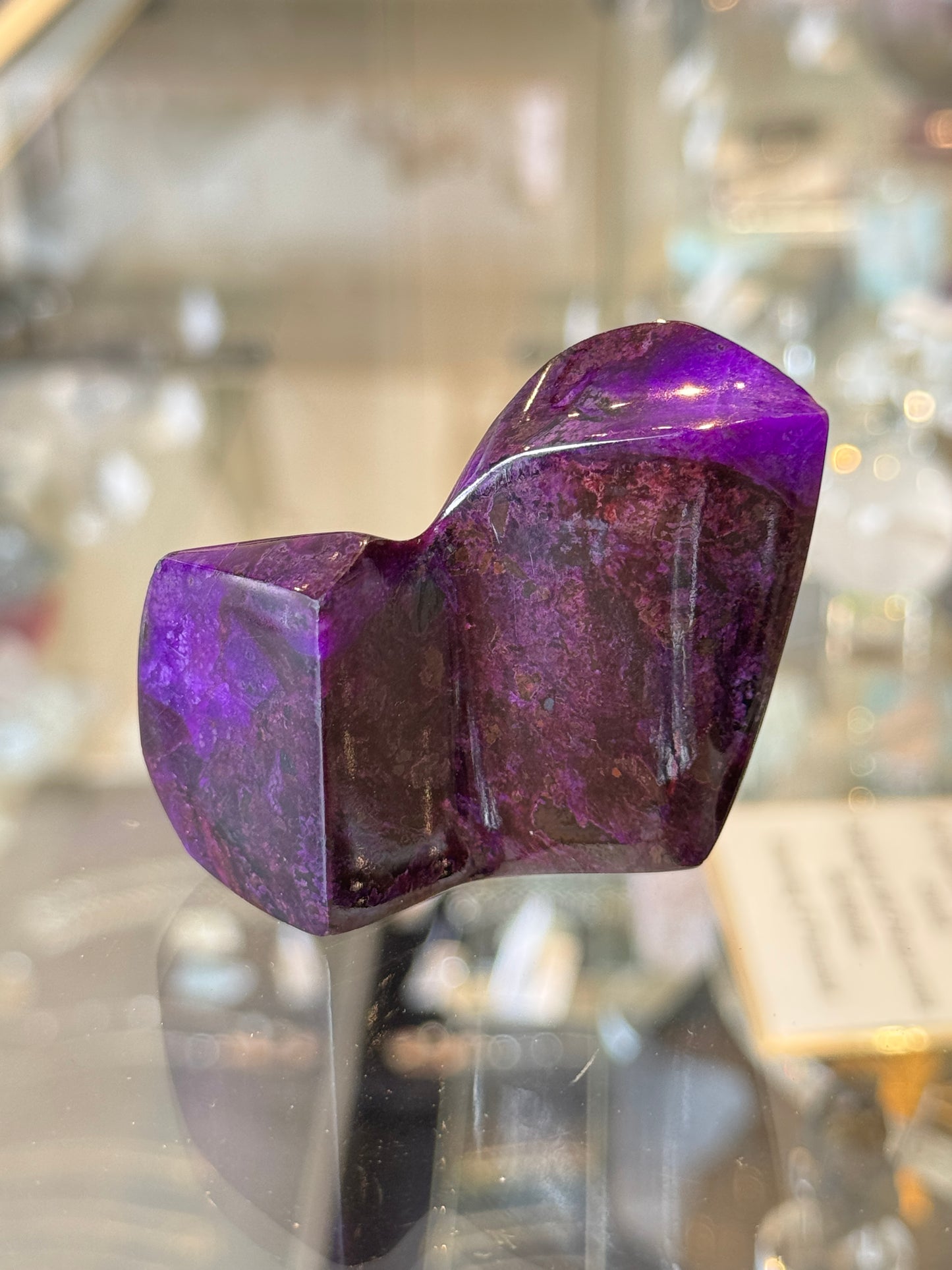 Rare Sugilite Polished, Self-standing