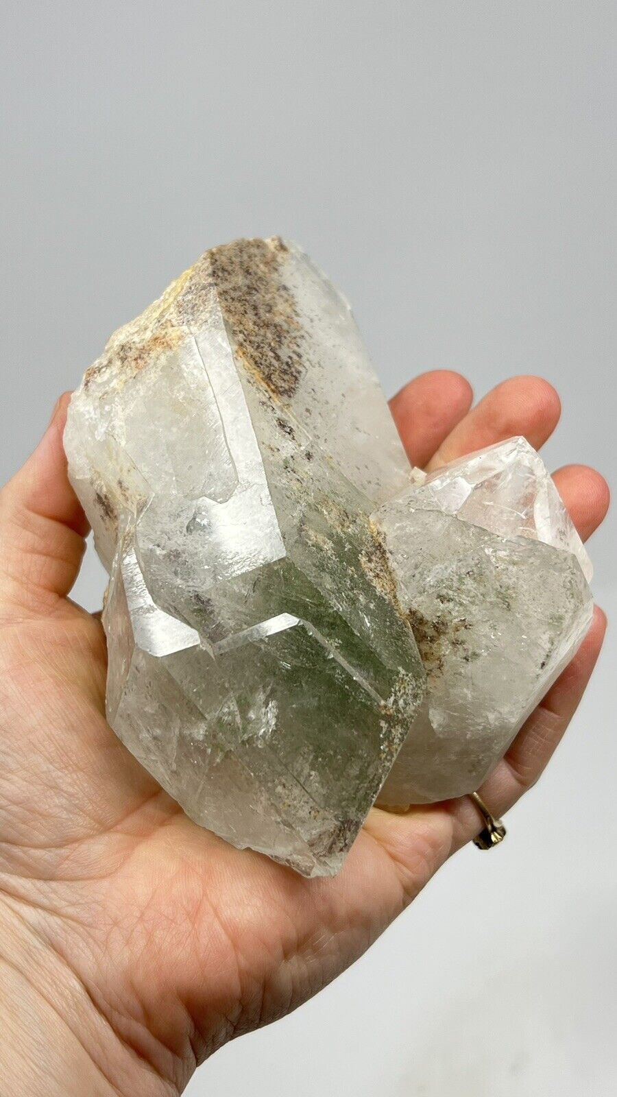 Large Lodolite Quartz Point, Brazil