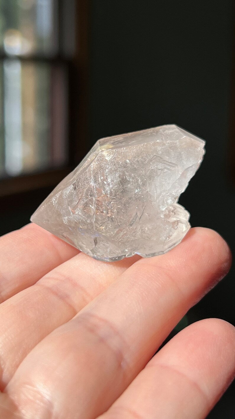 Smoky Elestial Quartz Crystal, 29g Brazil