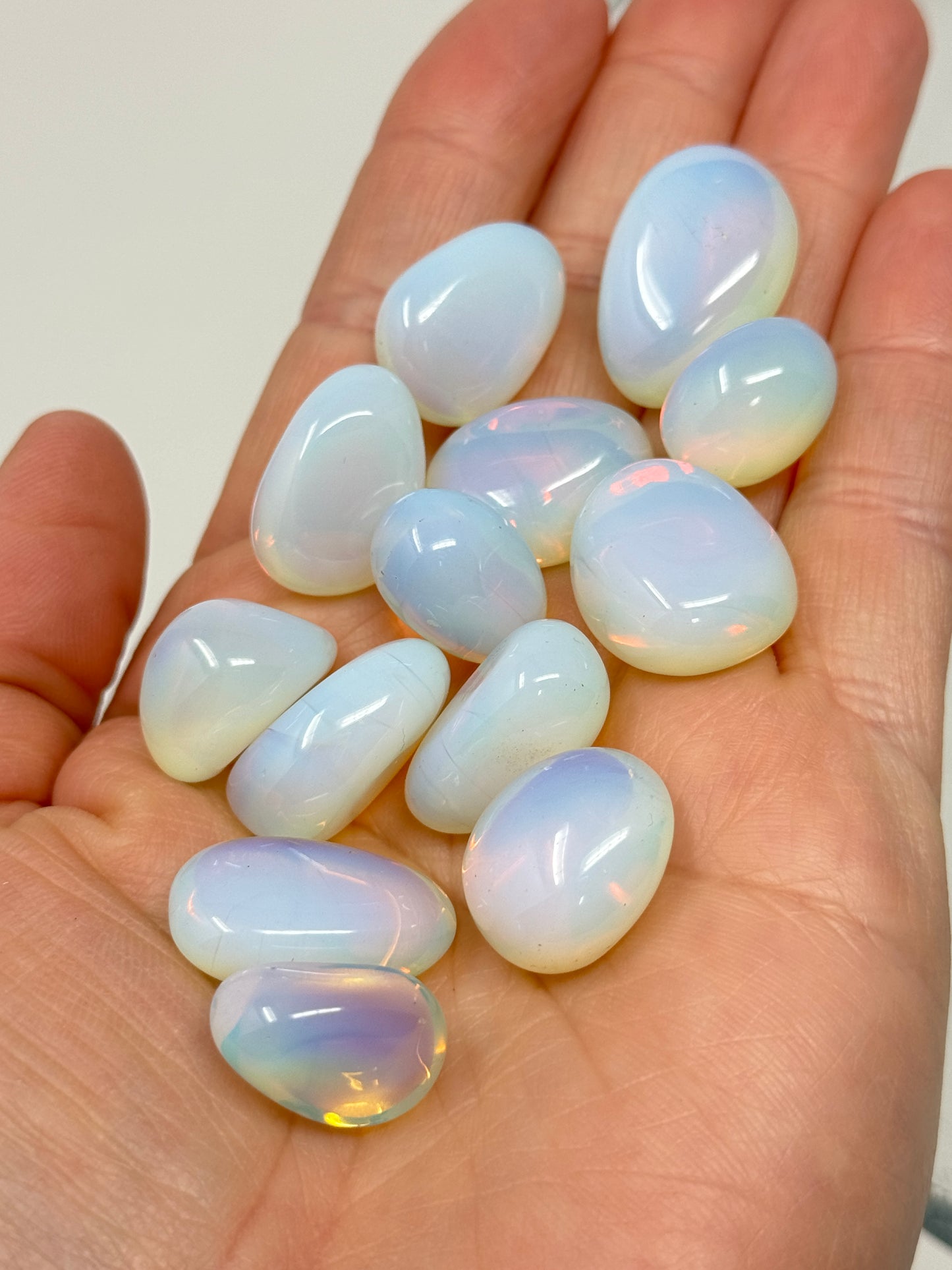 One Fire Opalite Tumbled Stone