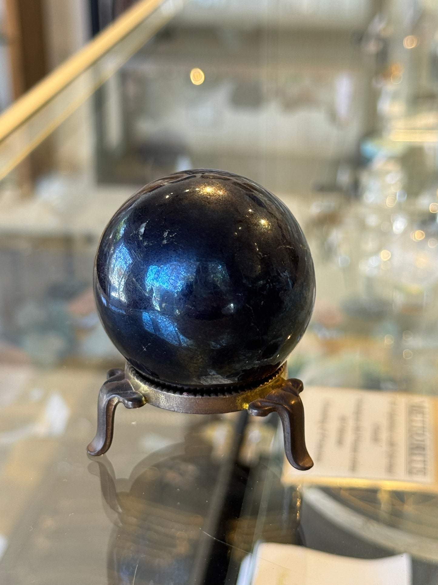 Rare Covellite Sphere, Peru