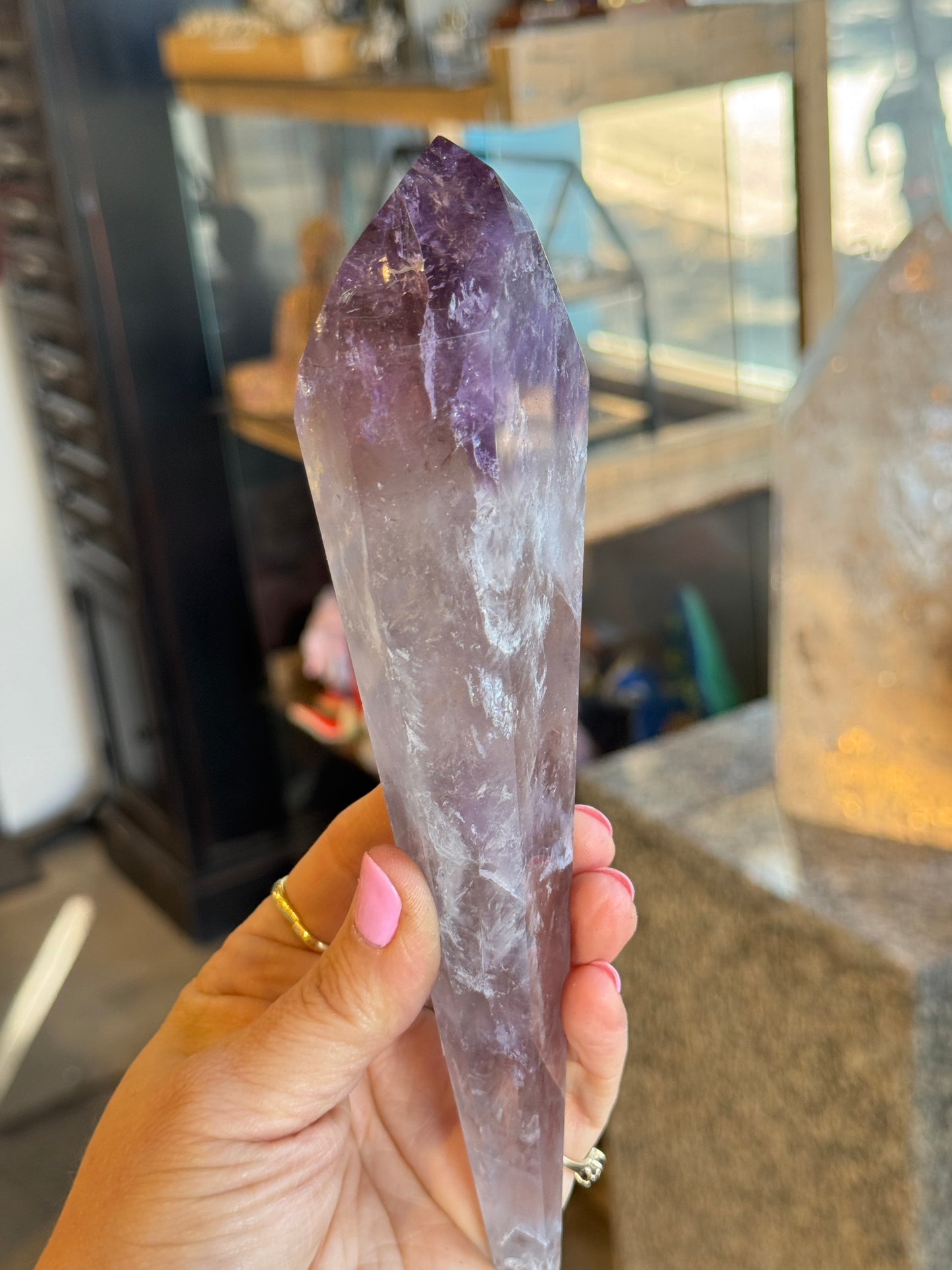 Dragon’s Tooth Amethyst Crystal Wand Brazil