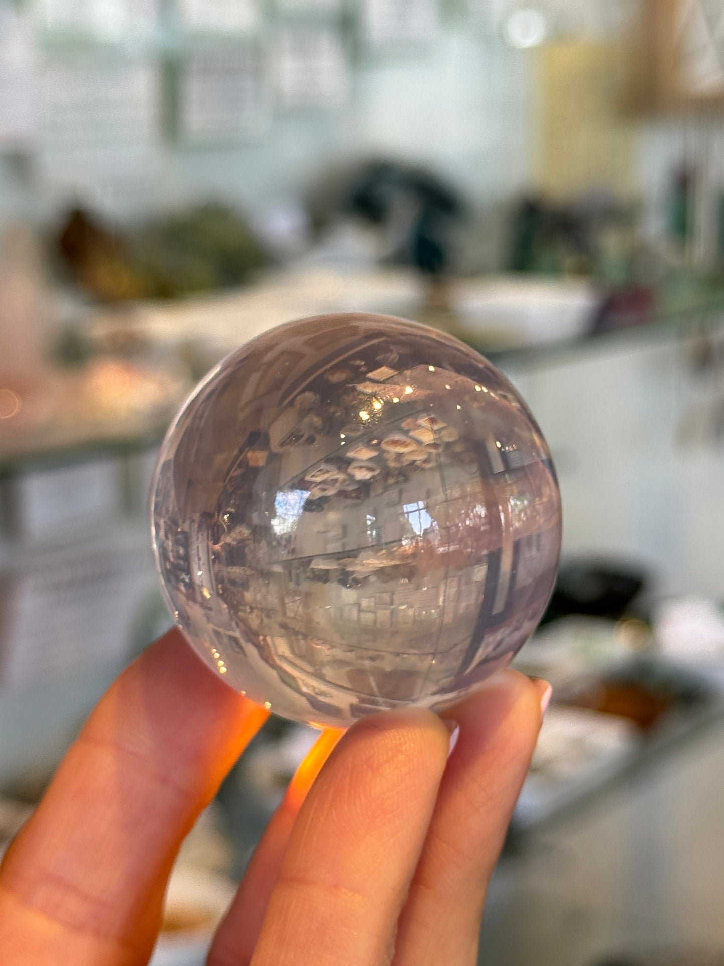 Rose Quartz Star Sphere, Brazil