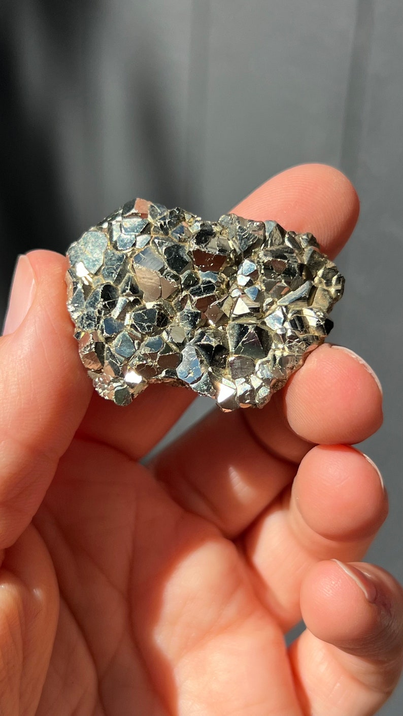 Brilliant Pyrite Crystal, Huanzala Mine Peru