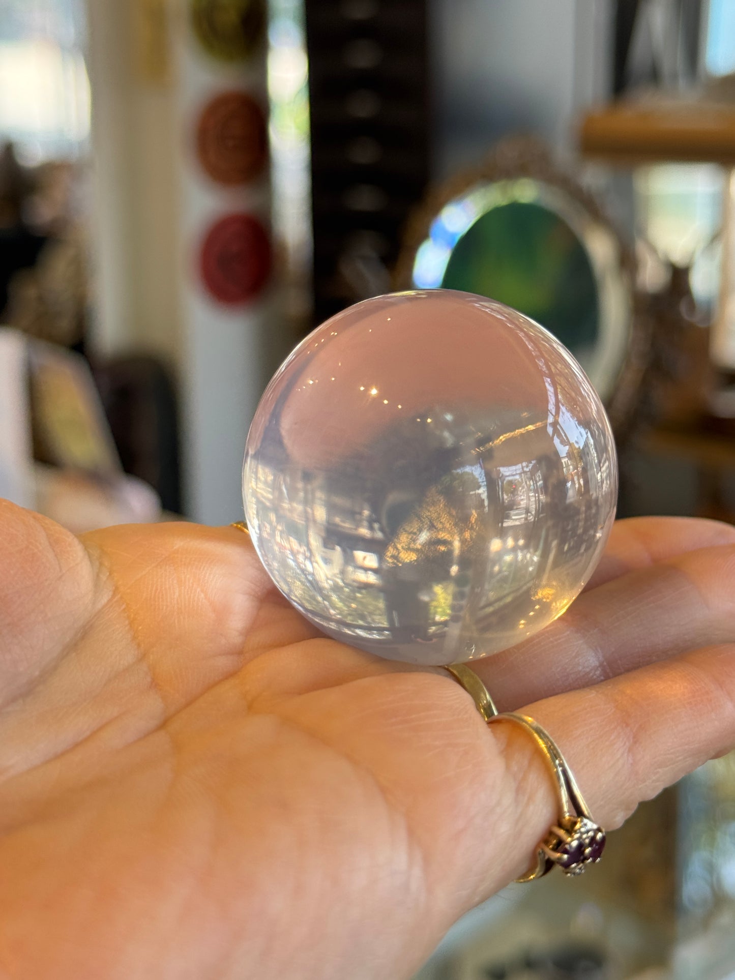 Rose Quartz Star Sphere, Brazil