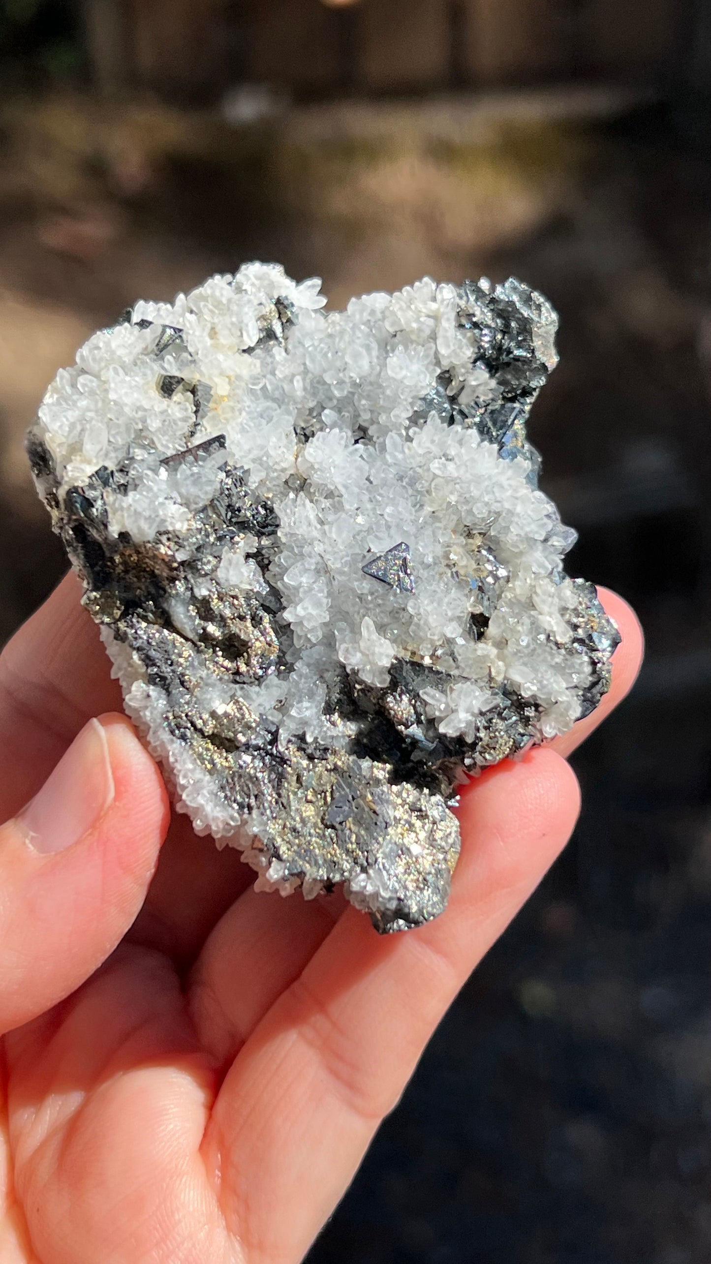 Tetrahedrite with Quartz and Pyrite, Huanzala Mine Peru