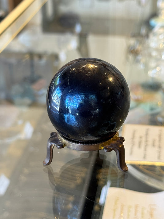 Rare Covellite Sphere, Peru
