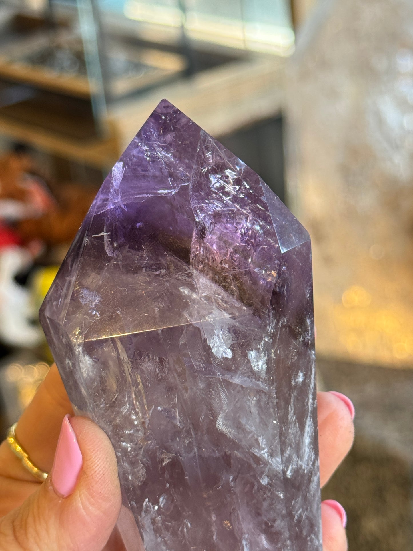 Dragon’s Tooth Amethyst Crystal Wand Brazil