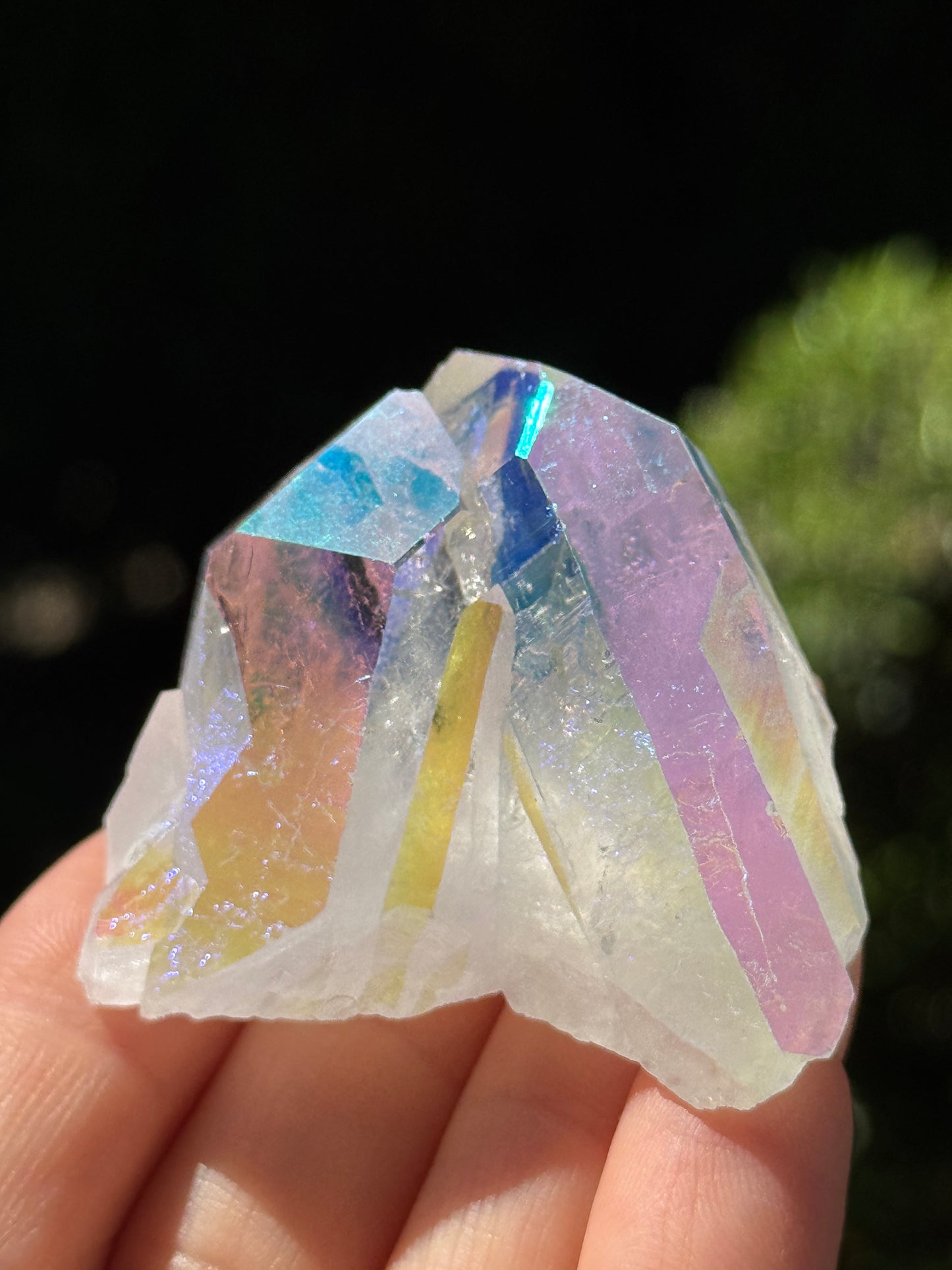 Angel Aura Quartz Cluster