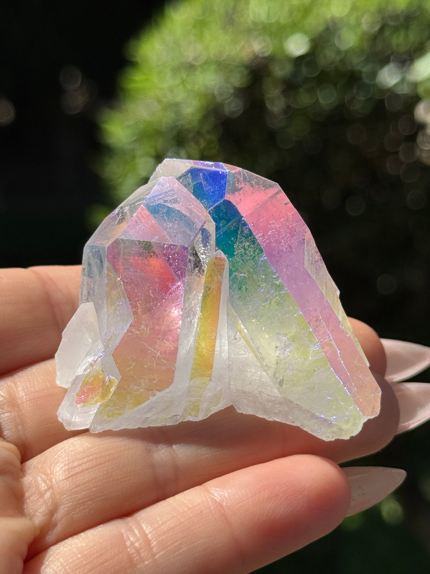 Angel Aura Quartz Cluster