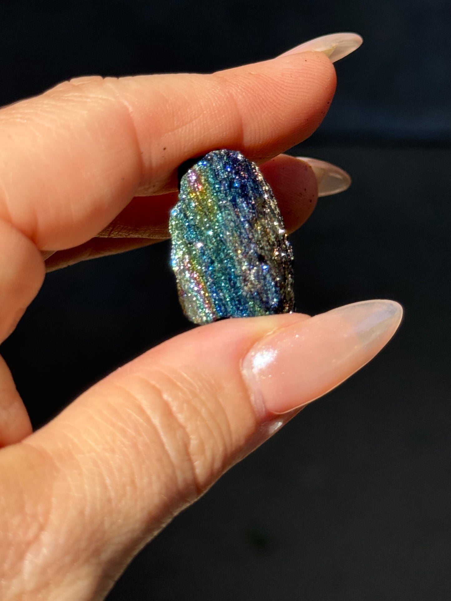 Rare Rainbow Hematite, Natural Iridescent Minerals, Brazil