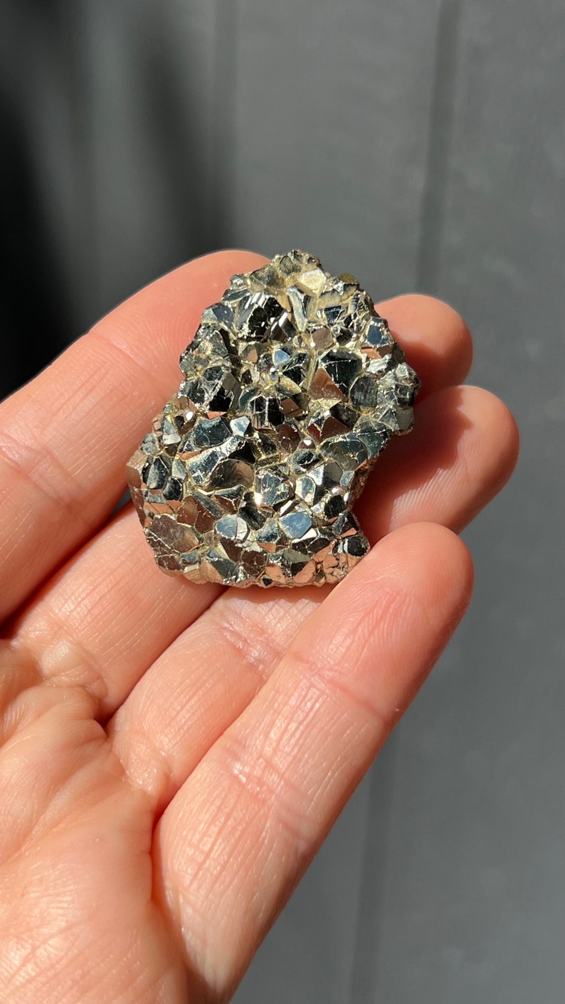 Brilliant Pyrite Crystal, Huanzala Mine Peru