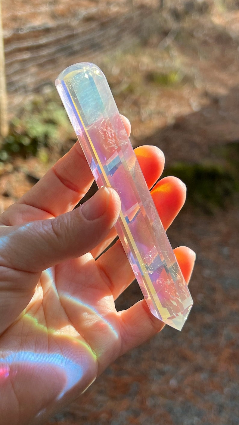 Angel Aura Quartz Wand