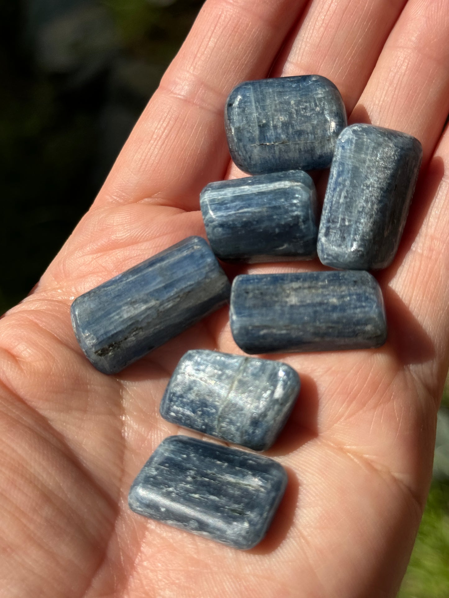 One  Blue Gem Kyanite, Polished Gemstone, Brazil