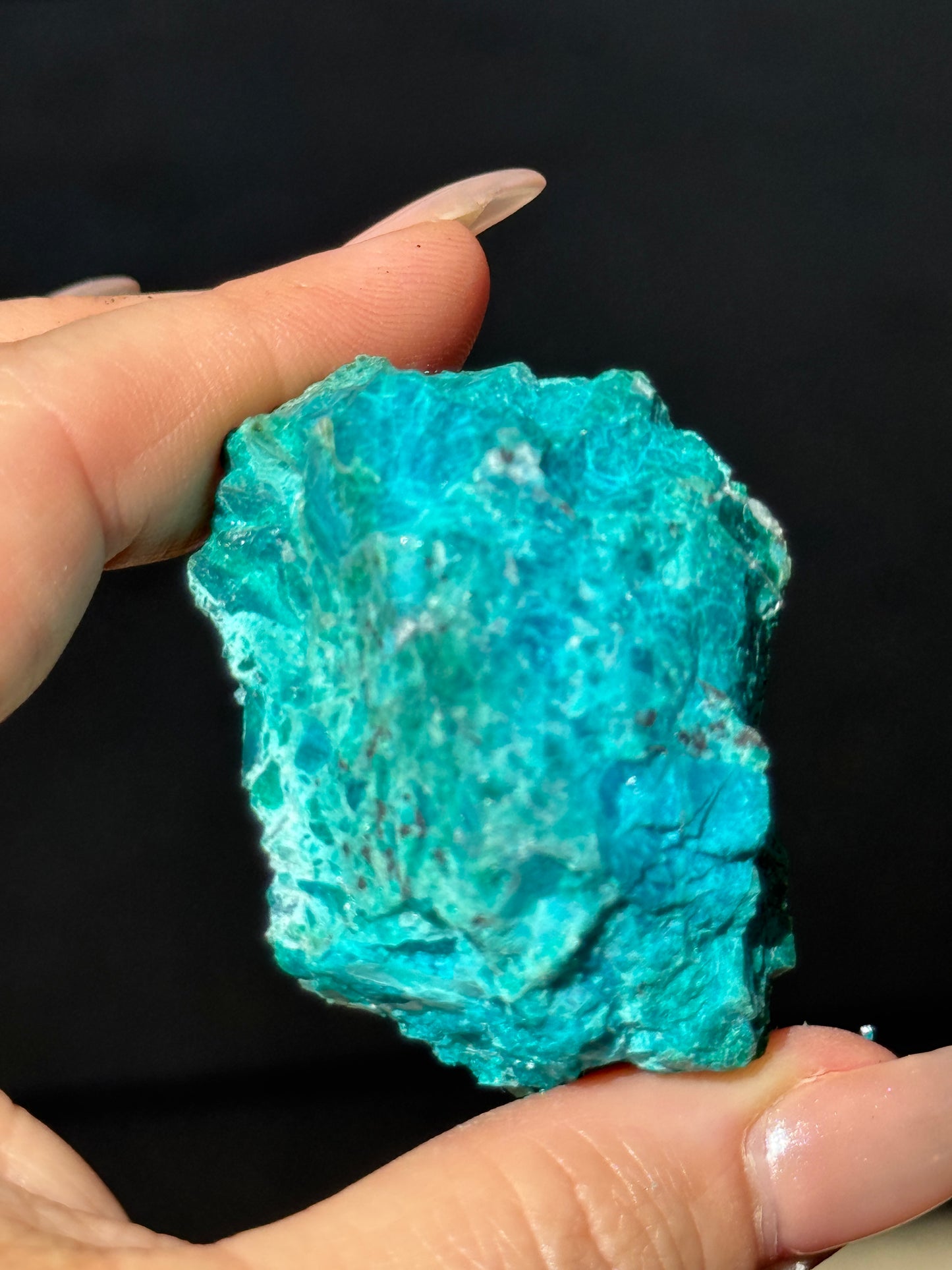 Raw Chrysocolla, Ray Mine, Pinal County, Arizona
