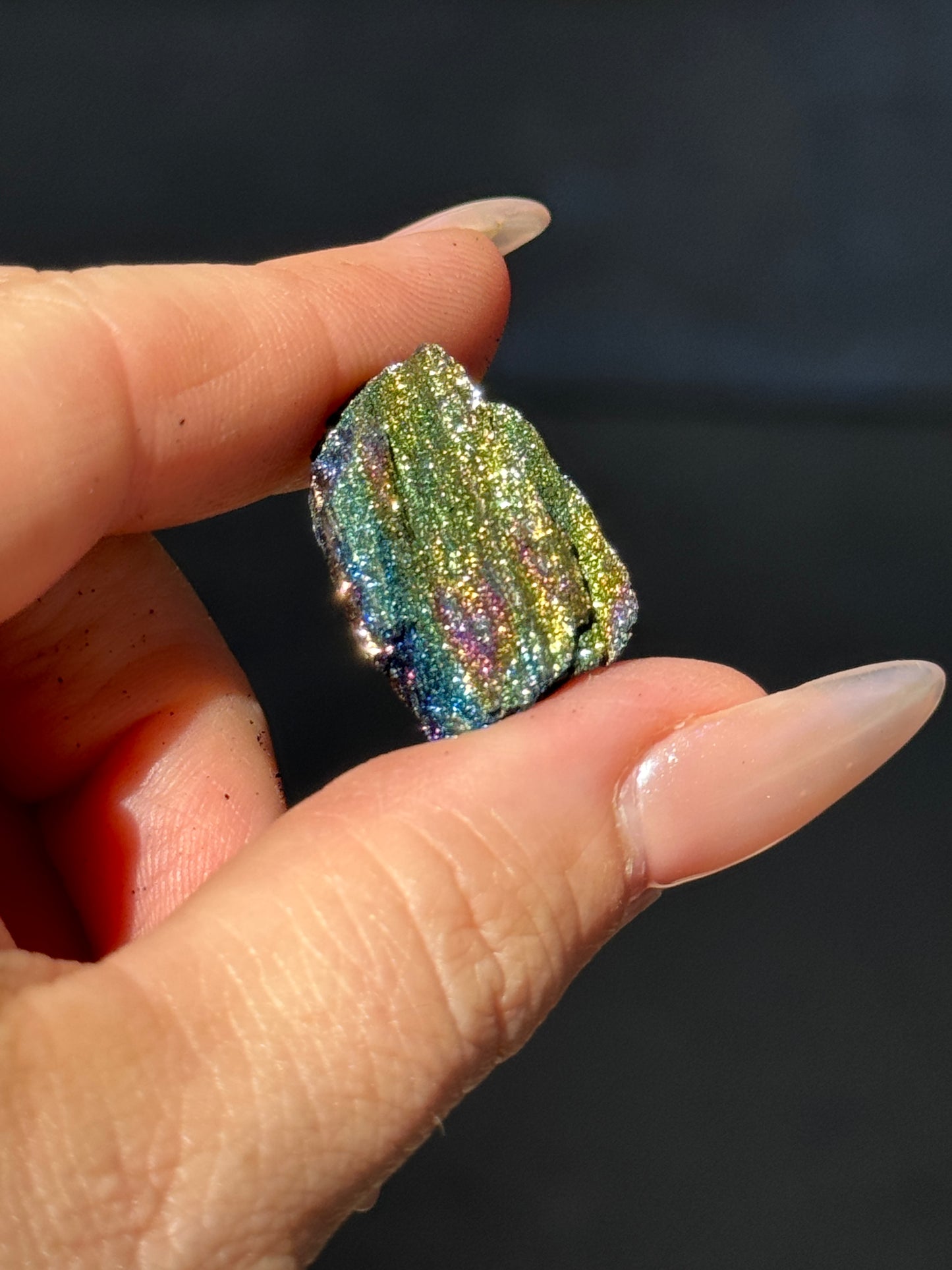 Rare Rainbow Hematite, Natural Iridescent Minerals, Brazil