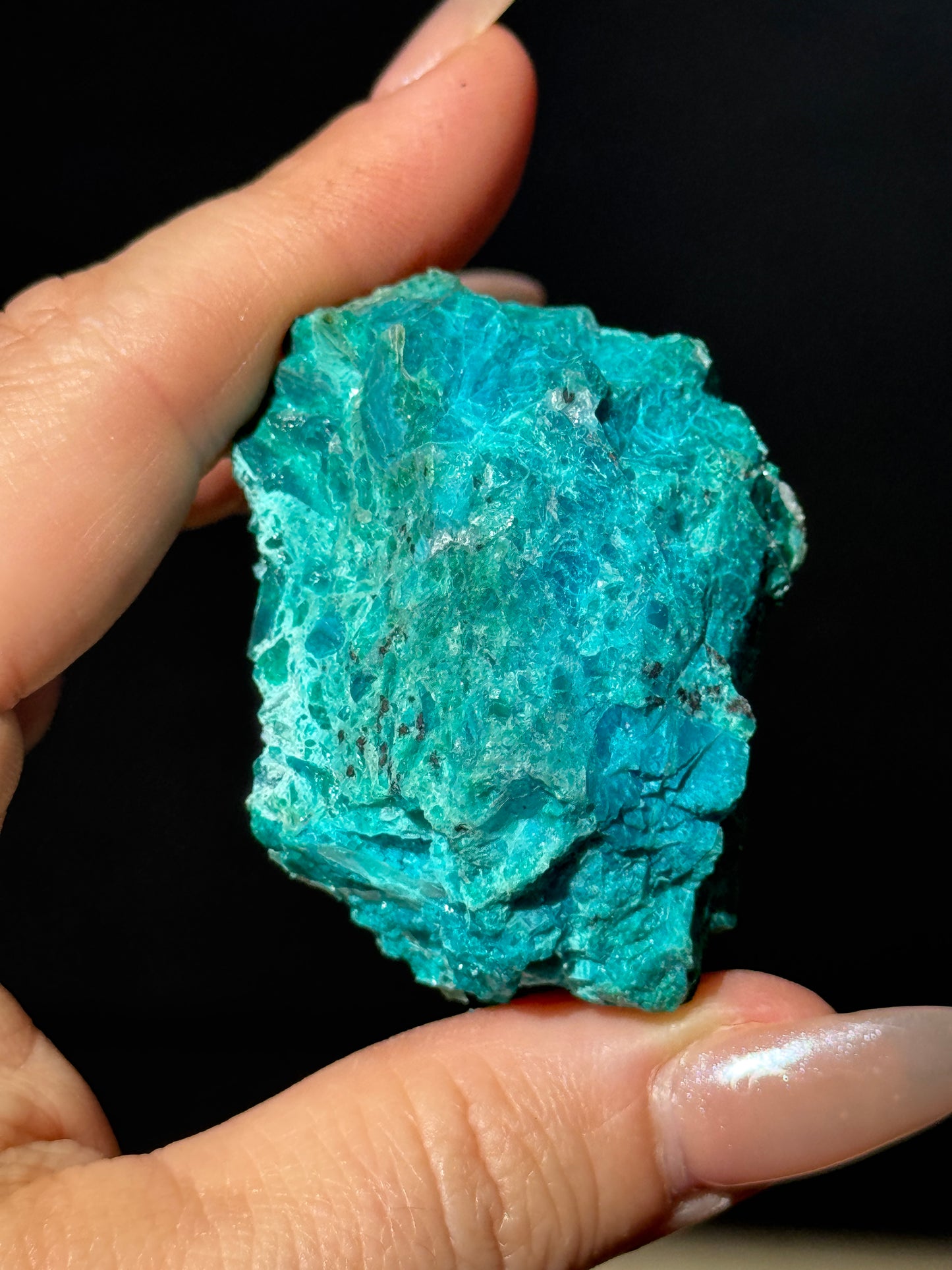 Raw Chrysocolla, Ray Mine, Pinal County, Arizona