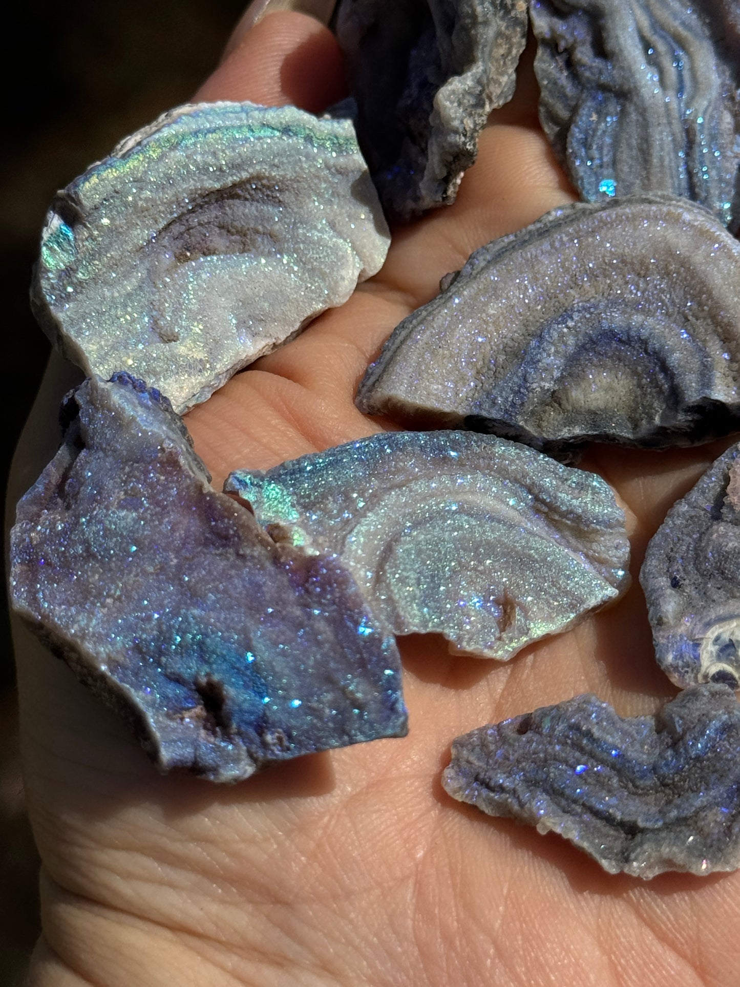 One Angel Aura Chalcedony