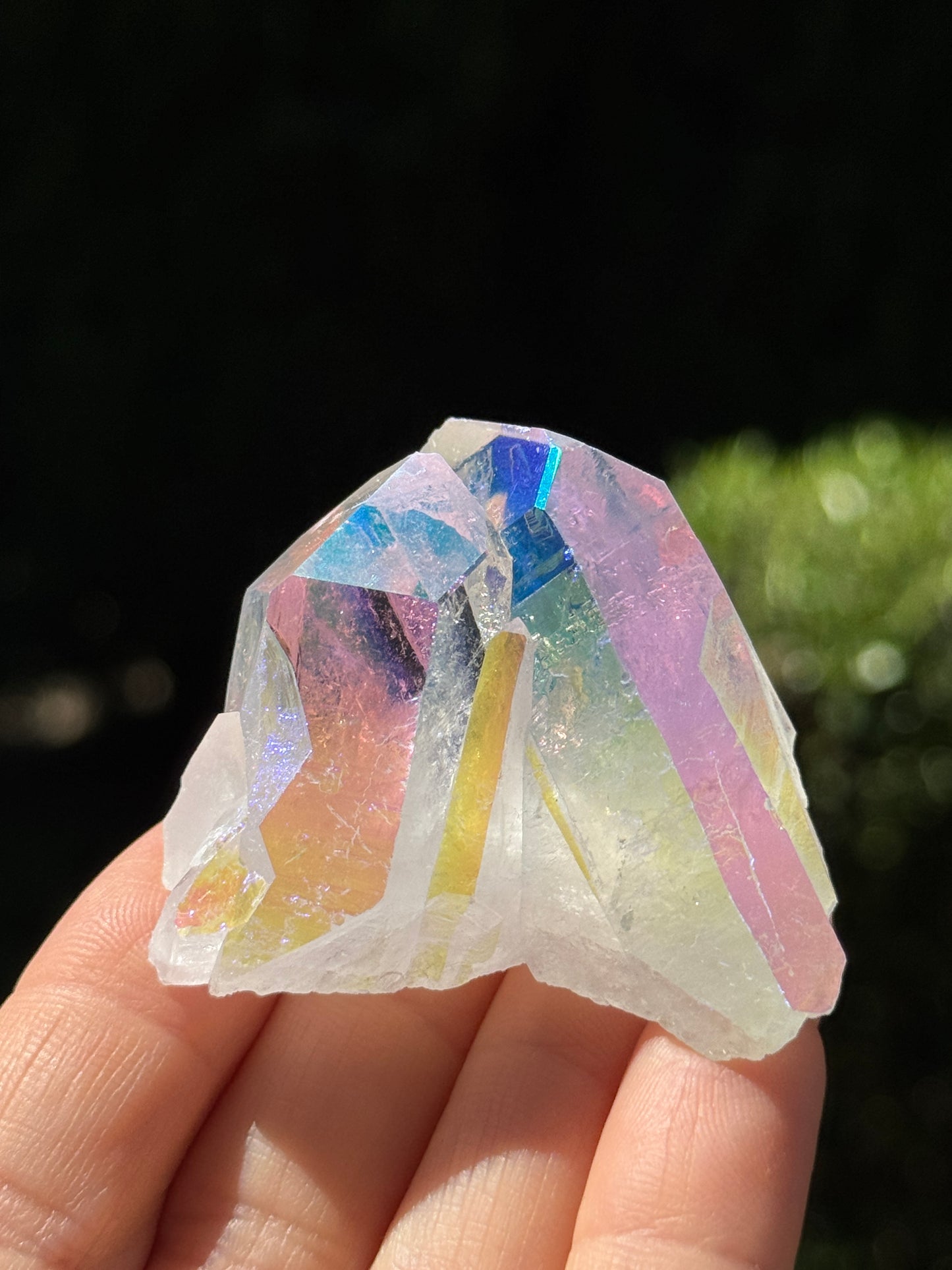 Angel Aura Quartz Cluster