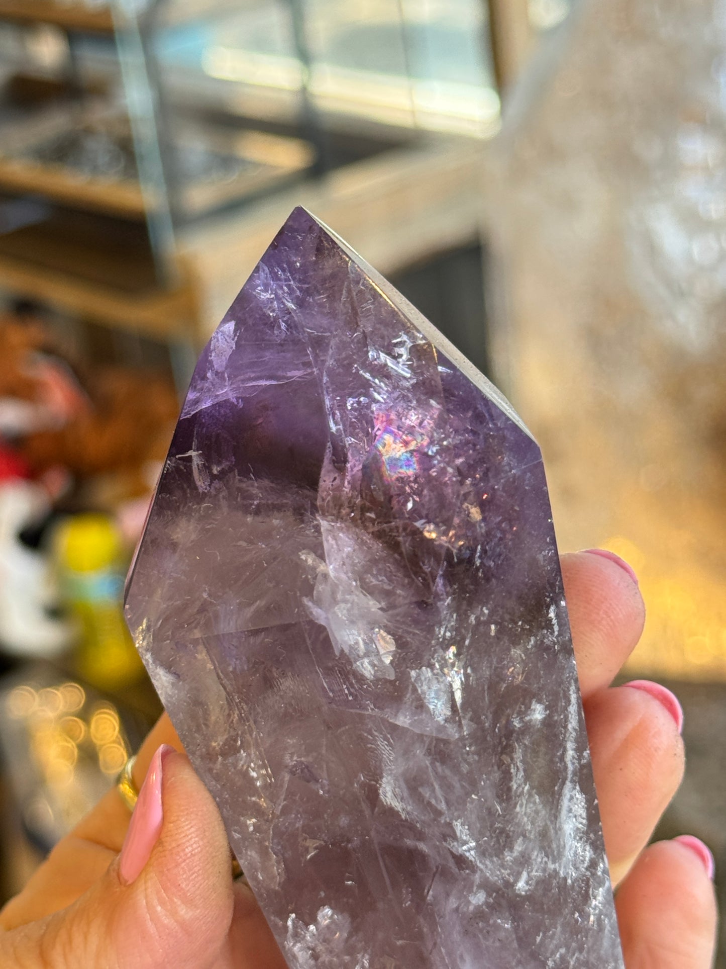 Dragon’s Tooth Amethyst Crystal Wand Brazil