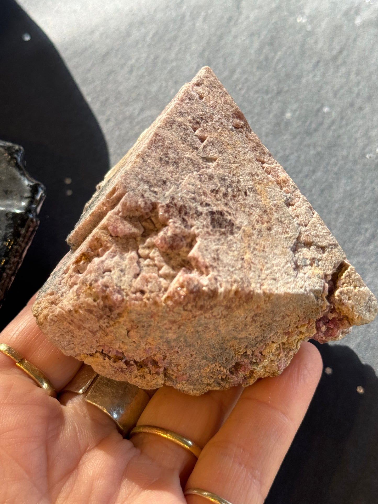 Pink Octahedral Spinel Crystal
