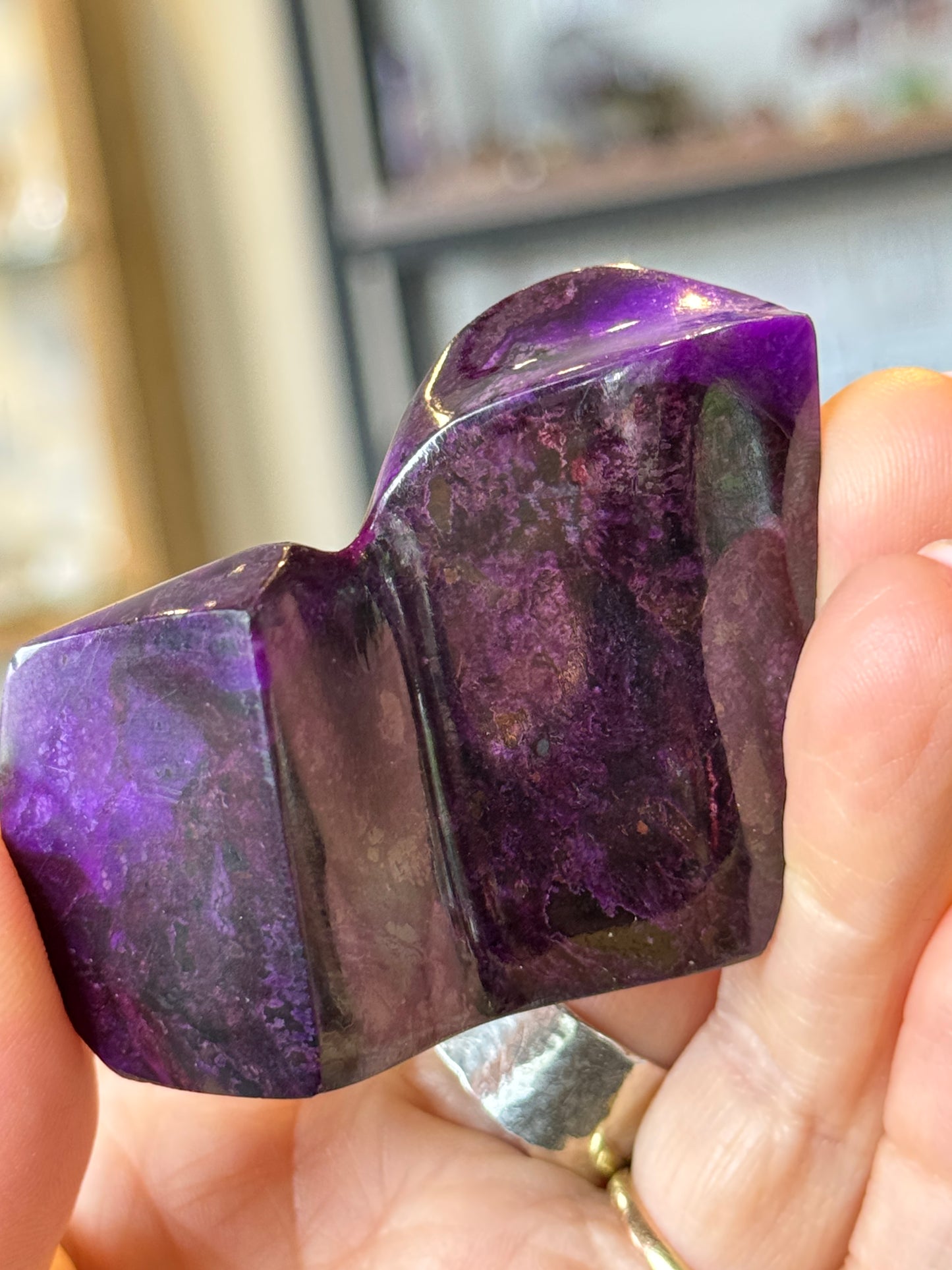 Rare Sugilite Polished, Self-standing
