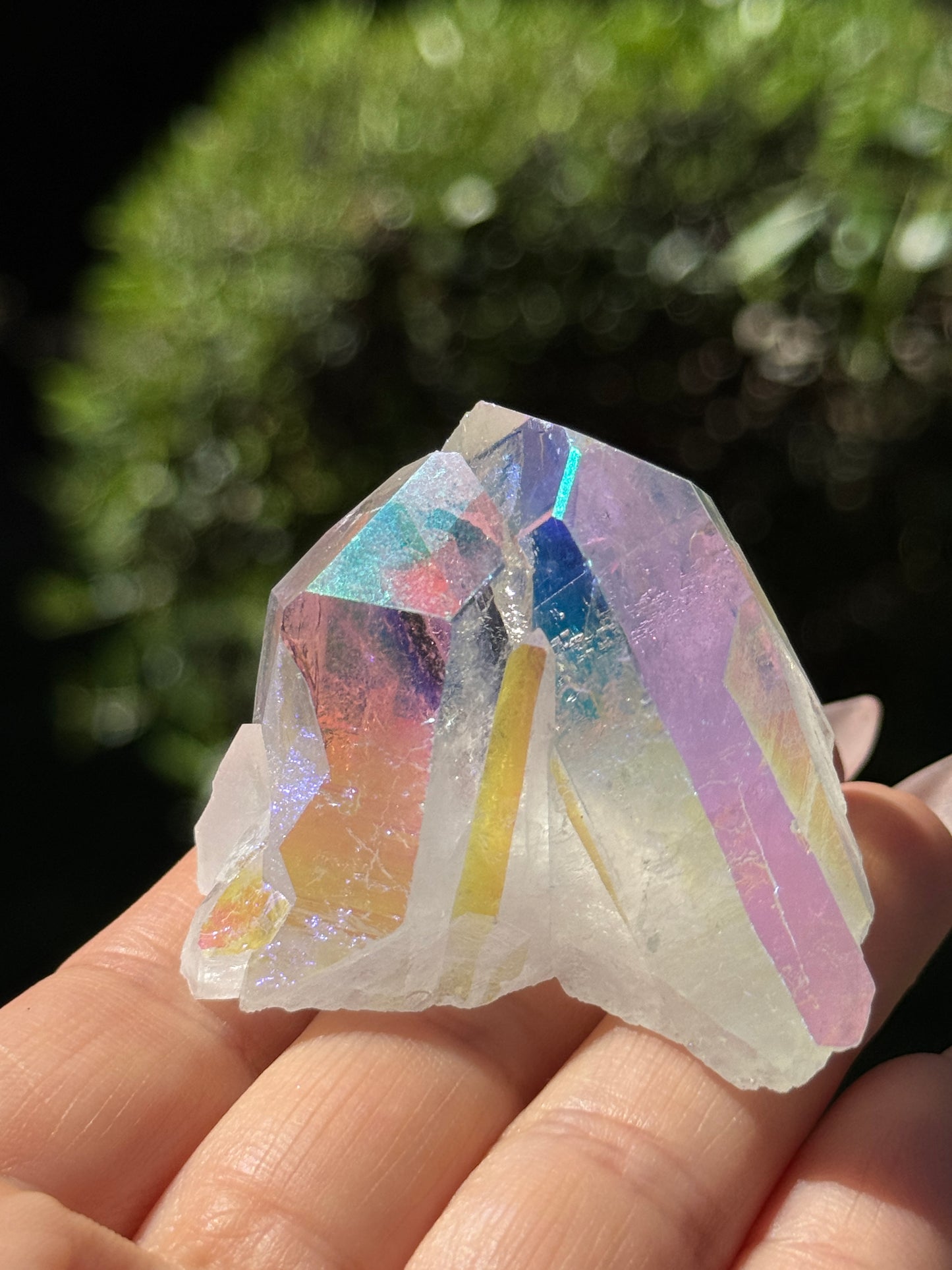 Angel Aura Quartz Cluster