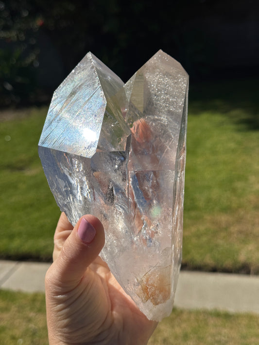 Large Tantric Twin Lemurian Quartz