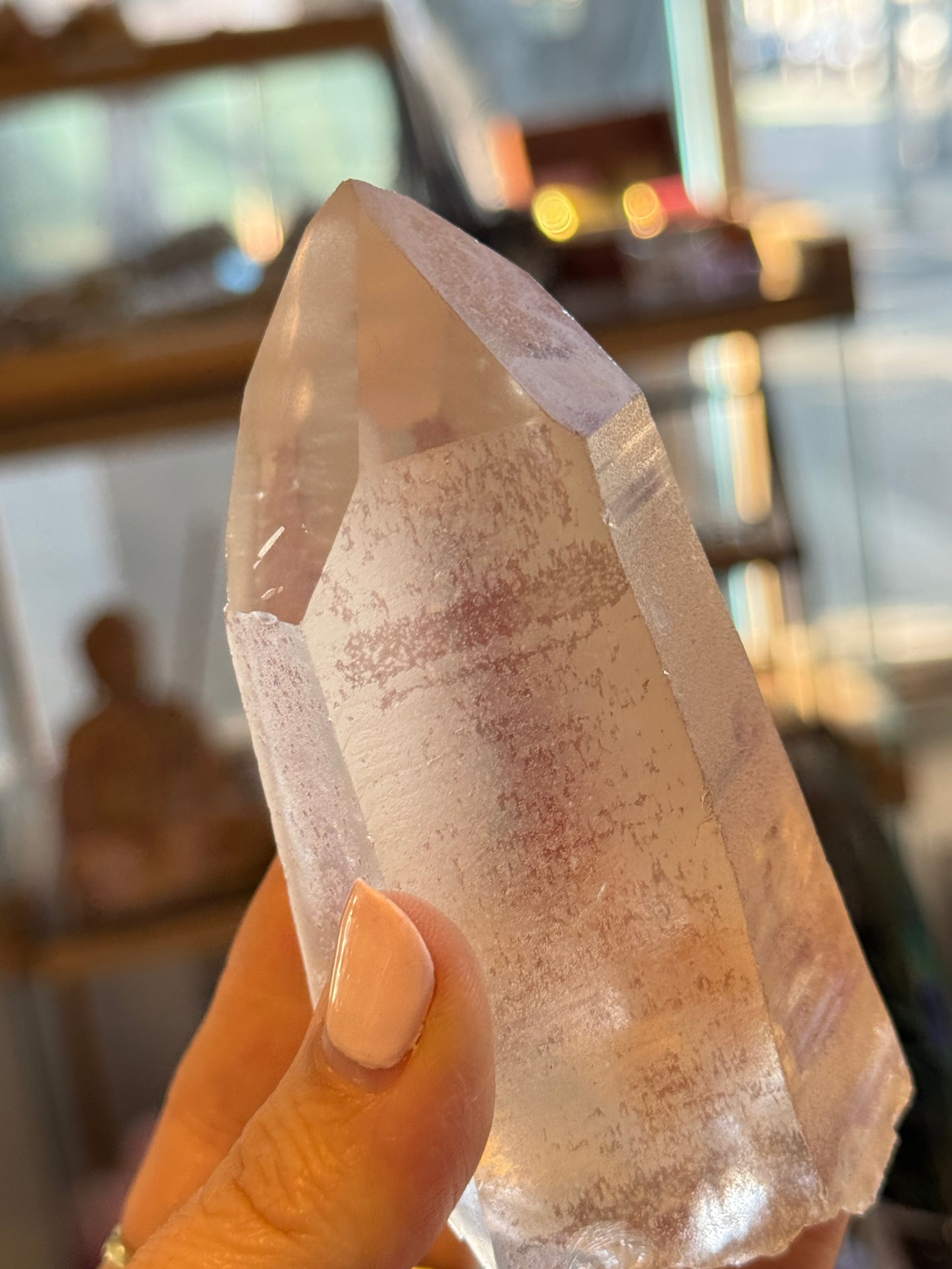 Pink Lemurian 737 Quartz, Brazil