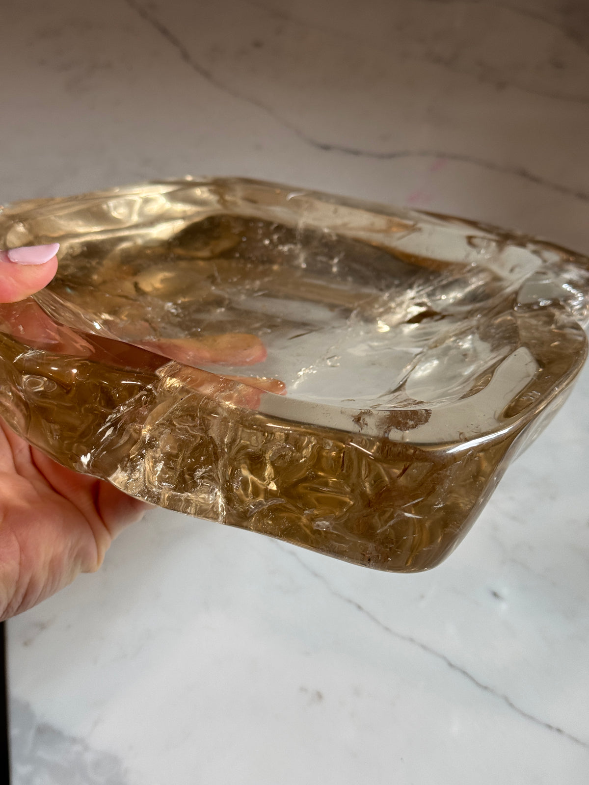 Rare Vintage Citrine Decorator Crystal