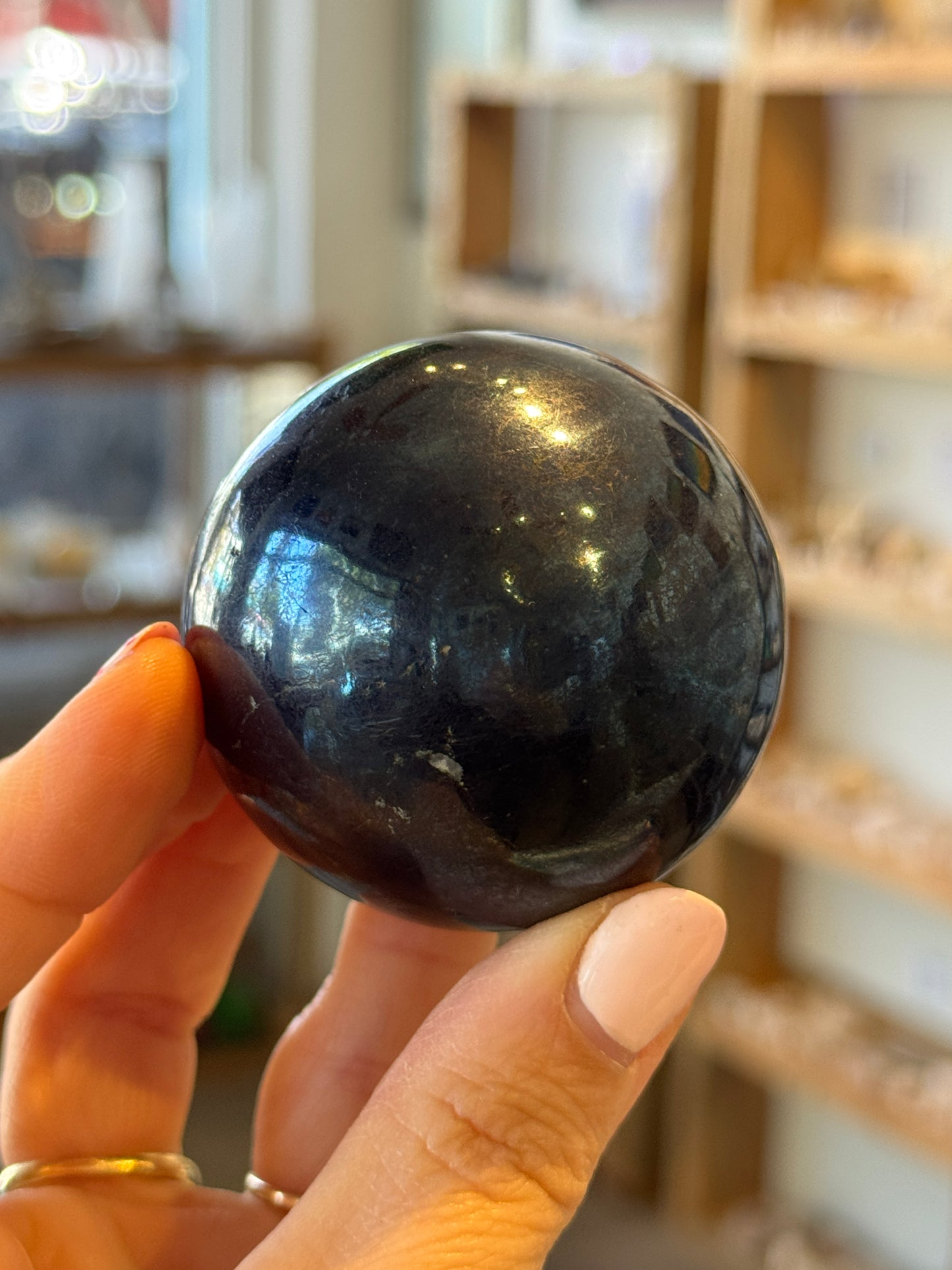 Rare Covellite Sphere, Peru