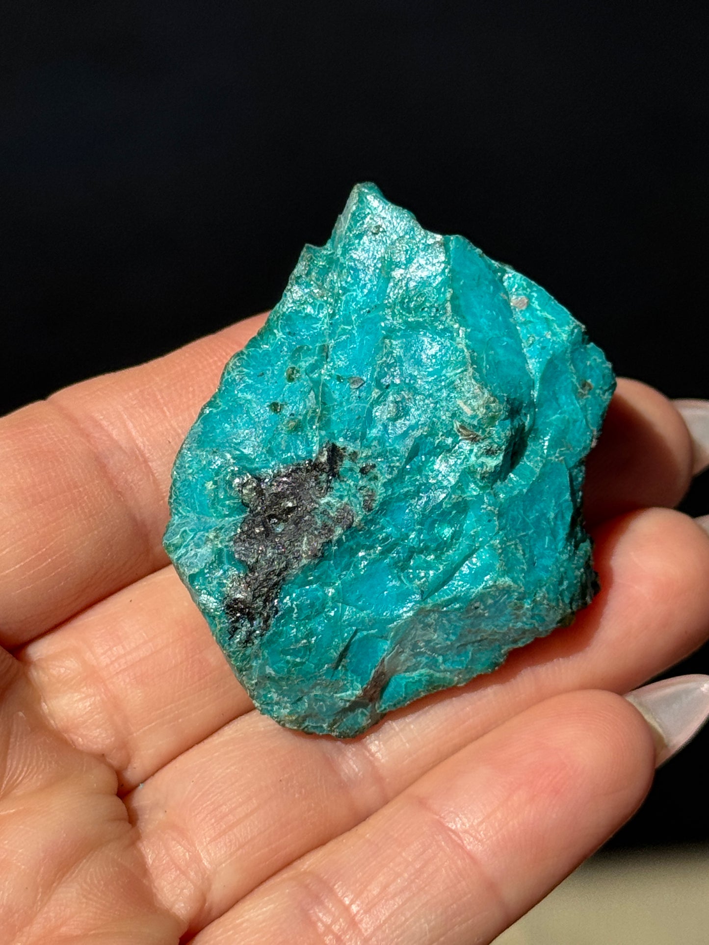 Raw Chrysocolla, Ray Mine, Pinal County, Arizona