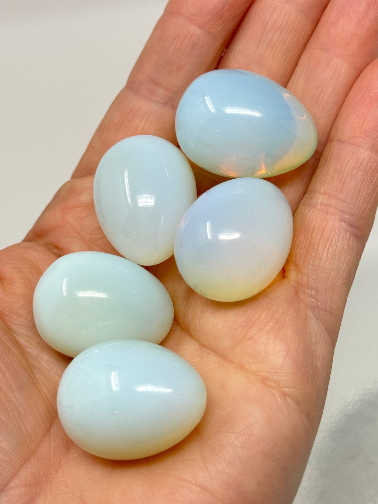 One Fire Opalite Tumbled Stone